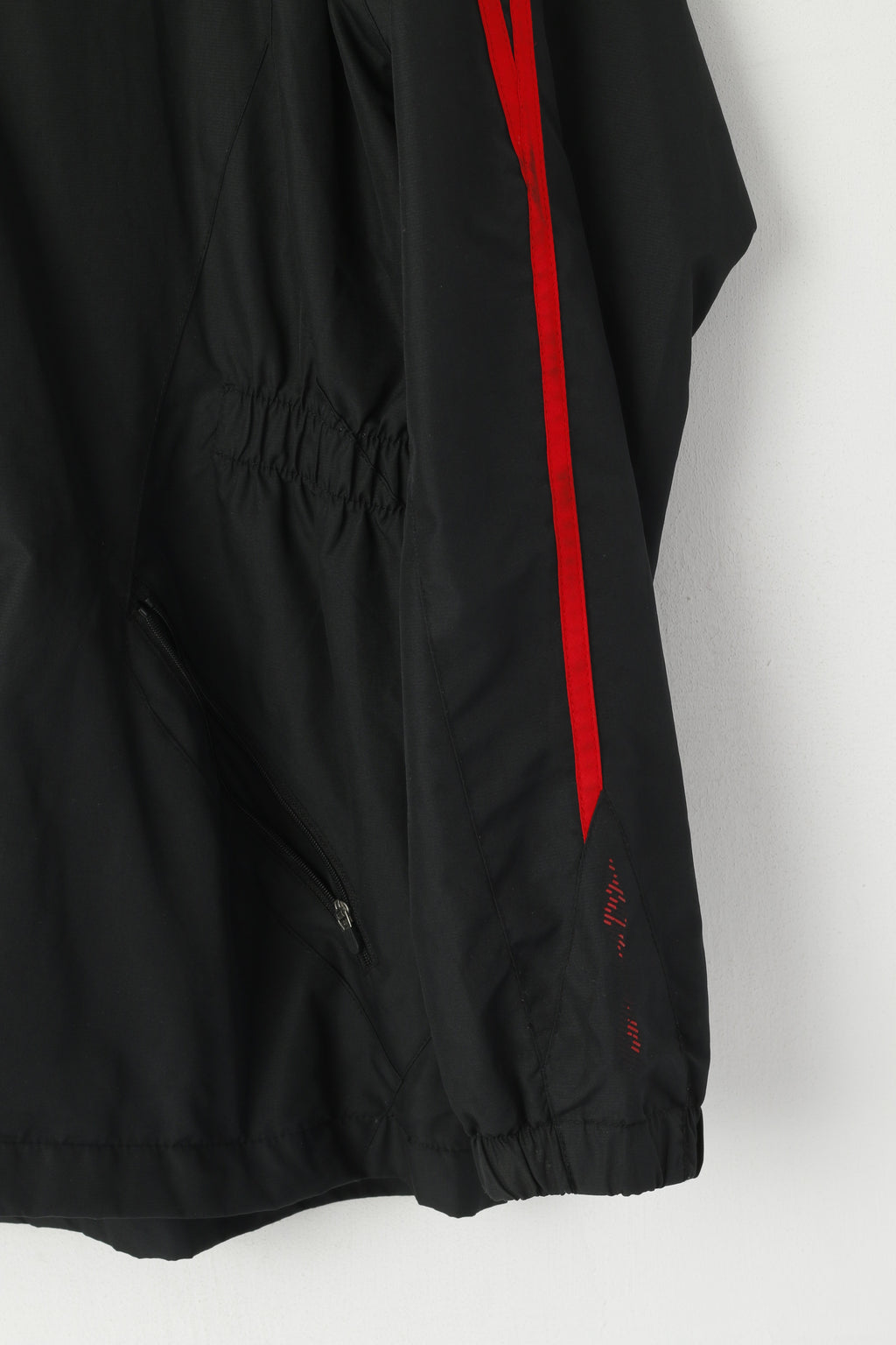 Giacca Umbro da uomo L nera Sunderland AFC, top sportivo leggero con cappuccio nascosto