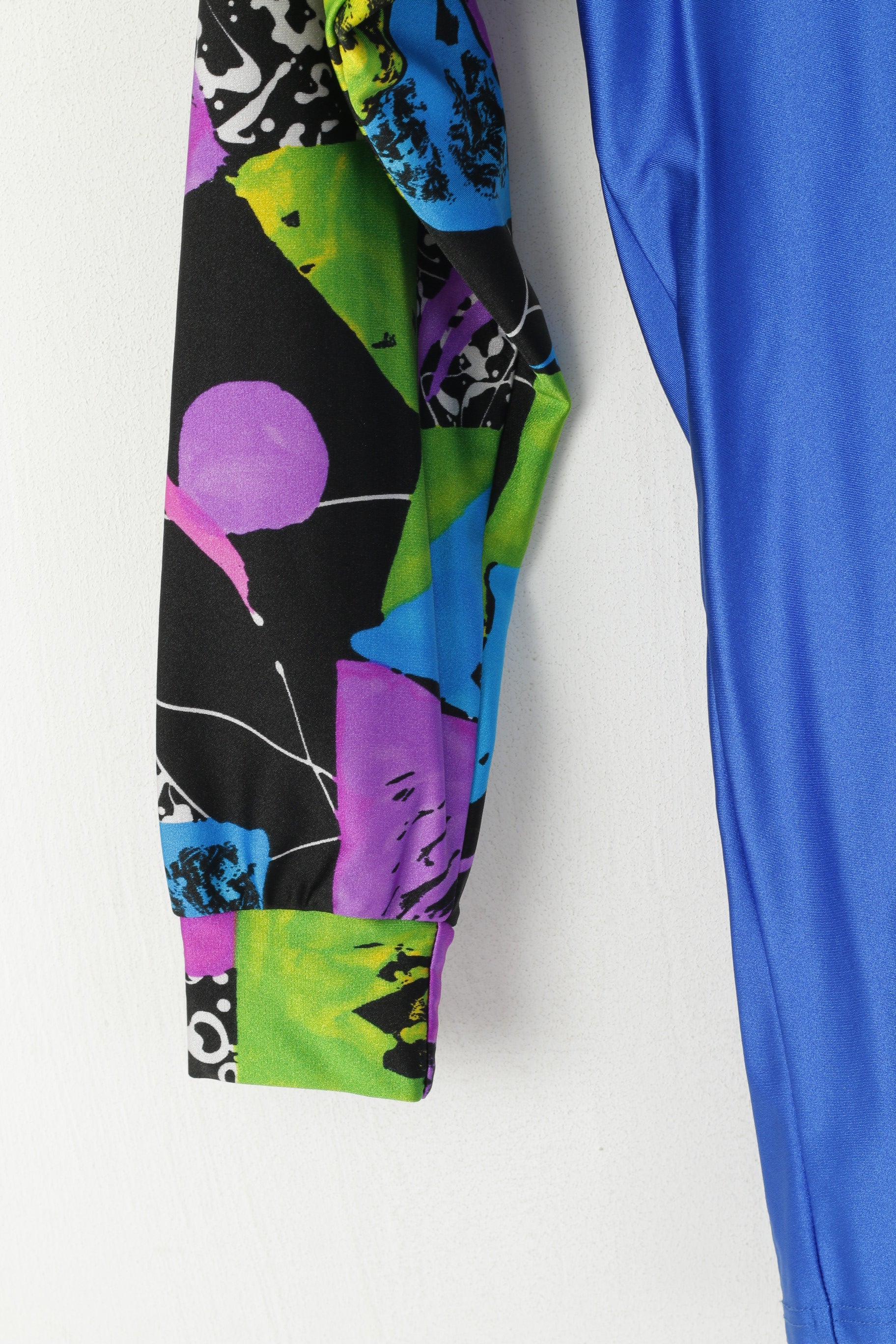 Gonso Chemise de Cyclisme pour Hommes Bleu Brillant Stretch Manches Longues Col Zip Jersey Haut de Cyclisme