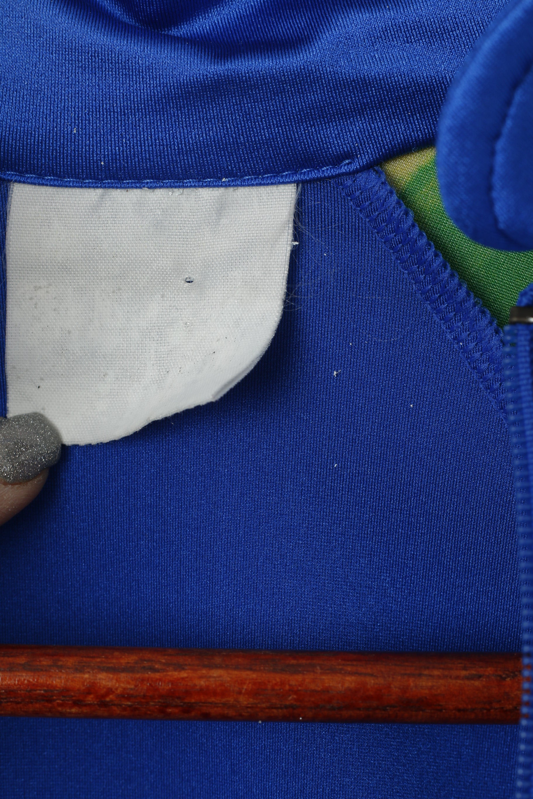 Gonso Chemise de Cyclisme pour Hommes Bleu Brillant Stretch Manches Longues Col Zip Jersey Haut de Cyclisme