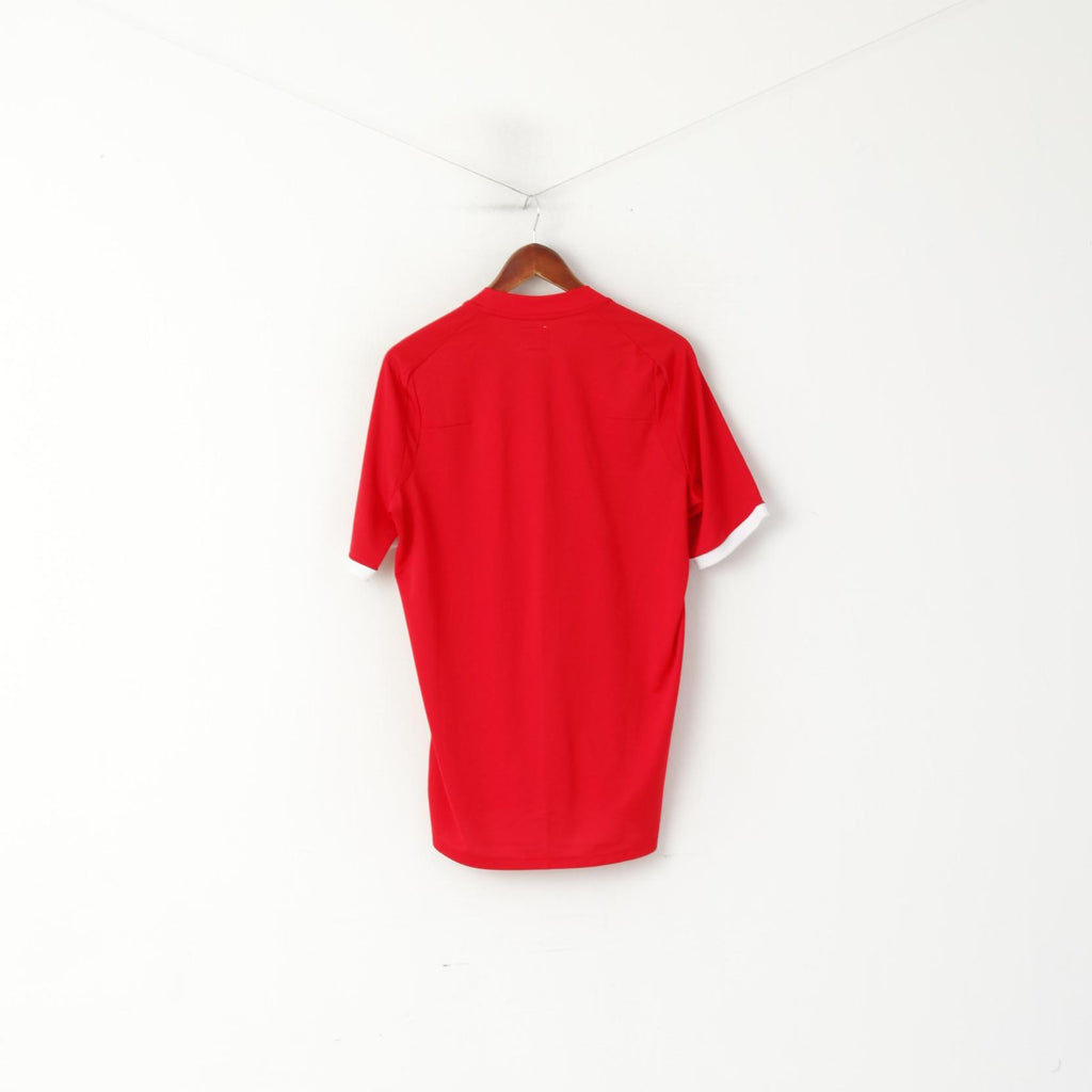 Umbro Men 40 M Shirt Red England National Football Team Sportswear Top
