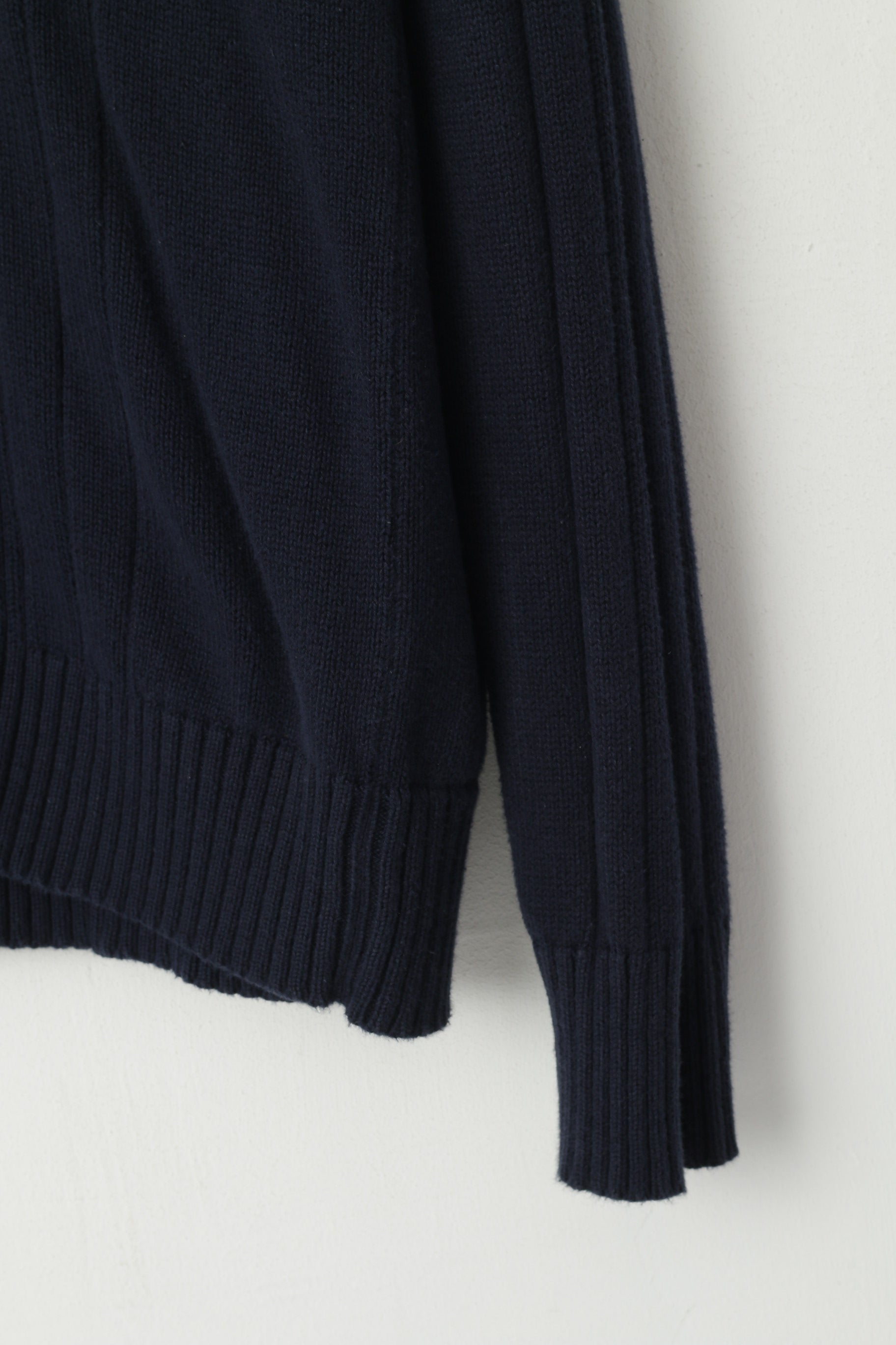 Oscar De La Renta Pull à col zippé en coton uni pour homme L