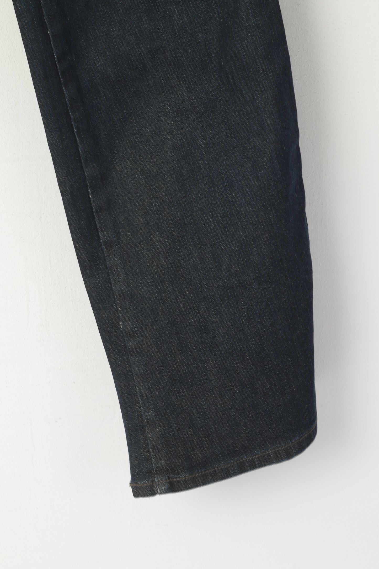 Diesel Women 32 Trousers Denim Jeans Navy Cotton RYOTH-N Stretch Pants