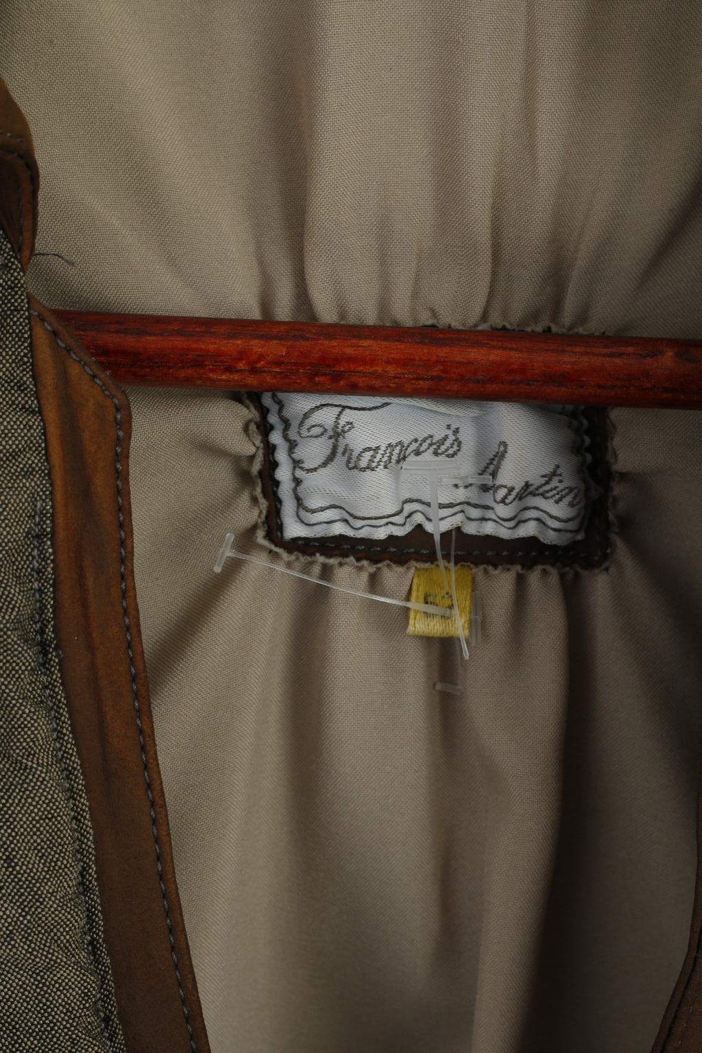 Francois Martin Men 52 M Pullover Jacket Atlantic Flight 1927 Charles Lindbergh Aviator Linen Top