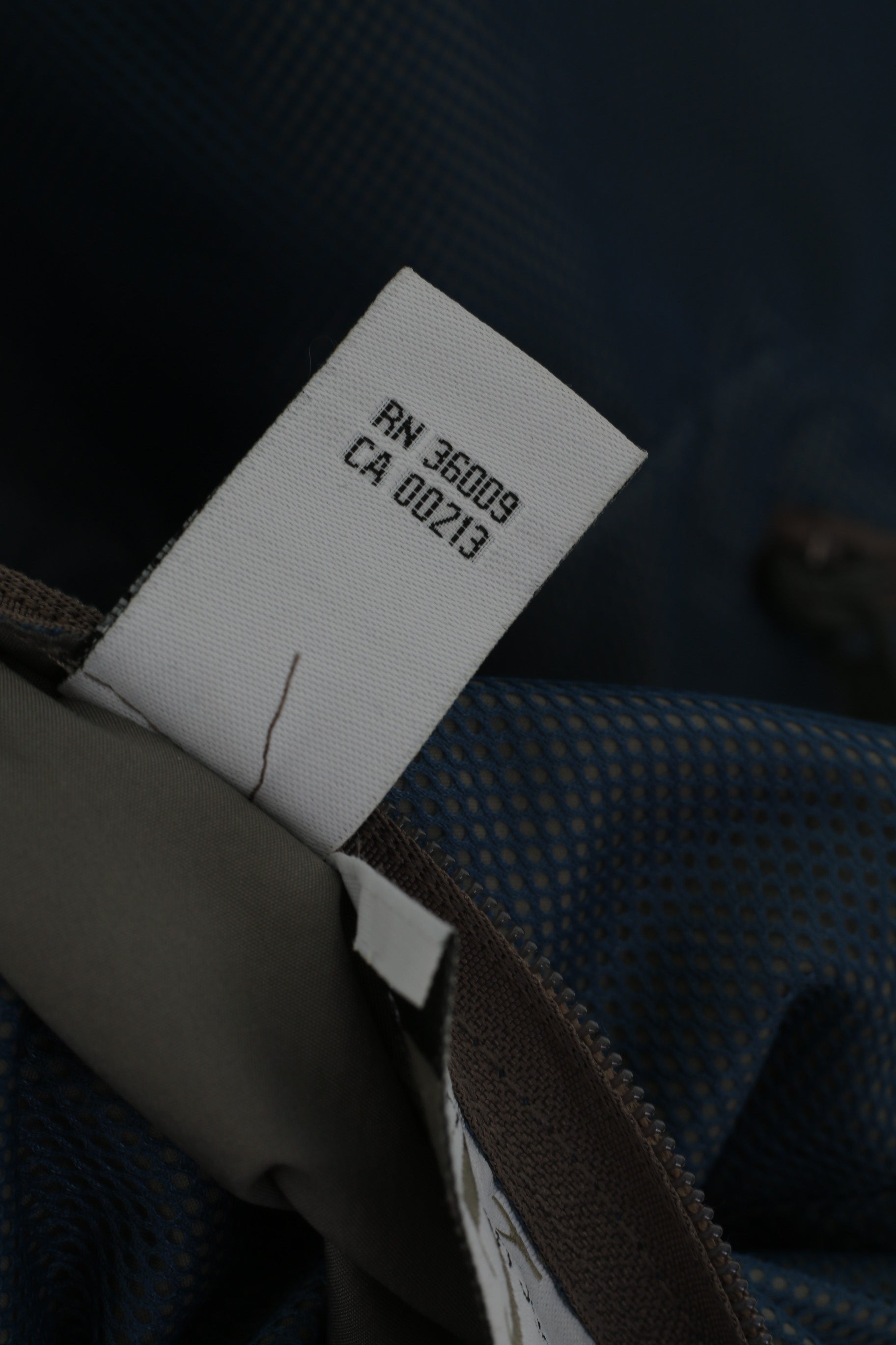 Calvin Klein Jeans Men XL Jacket Blue Grey Double-Sided Lightwieght Sport Zip Up Top