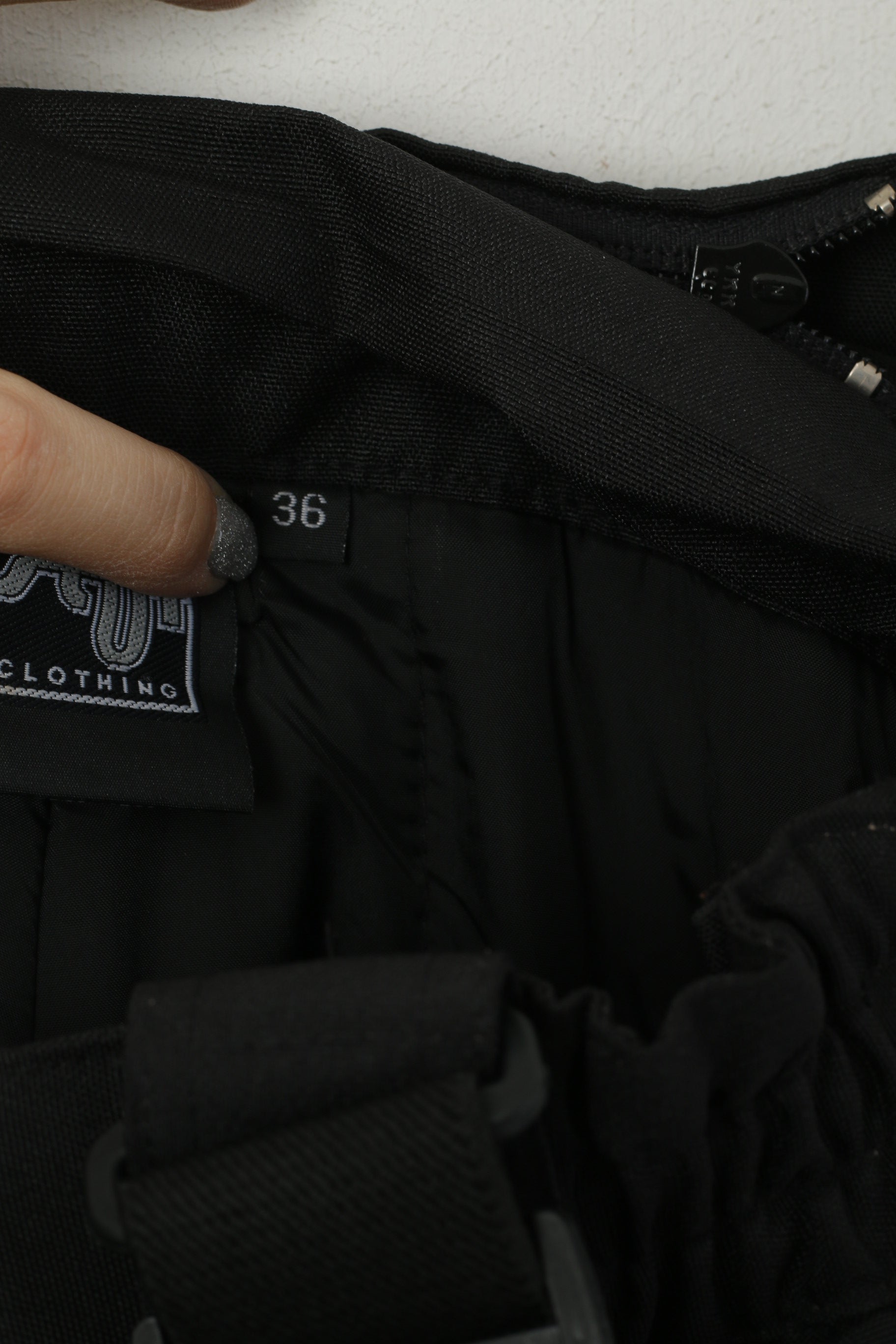 Stuf Women 36 S Ski Trousers Black Bibs Nylon Waterproof Snowboarding Pants