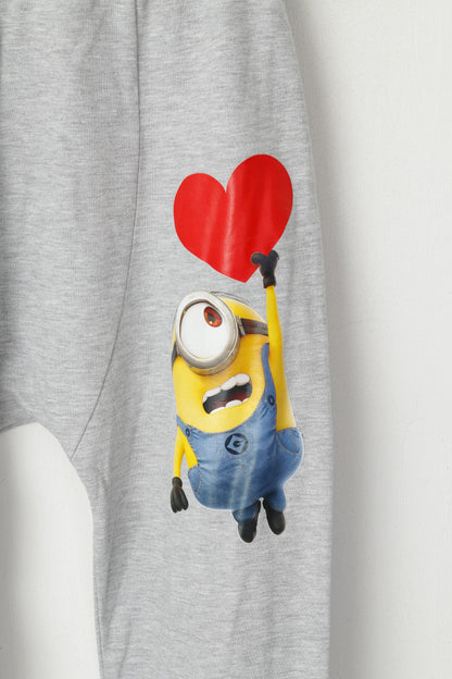 Fishbone Sister Pantalon de survêtement pour femme Gris, Despicable Me Minions Jogger Baggy I Love Minions