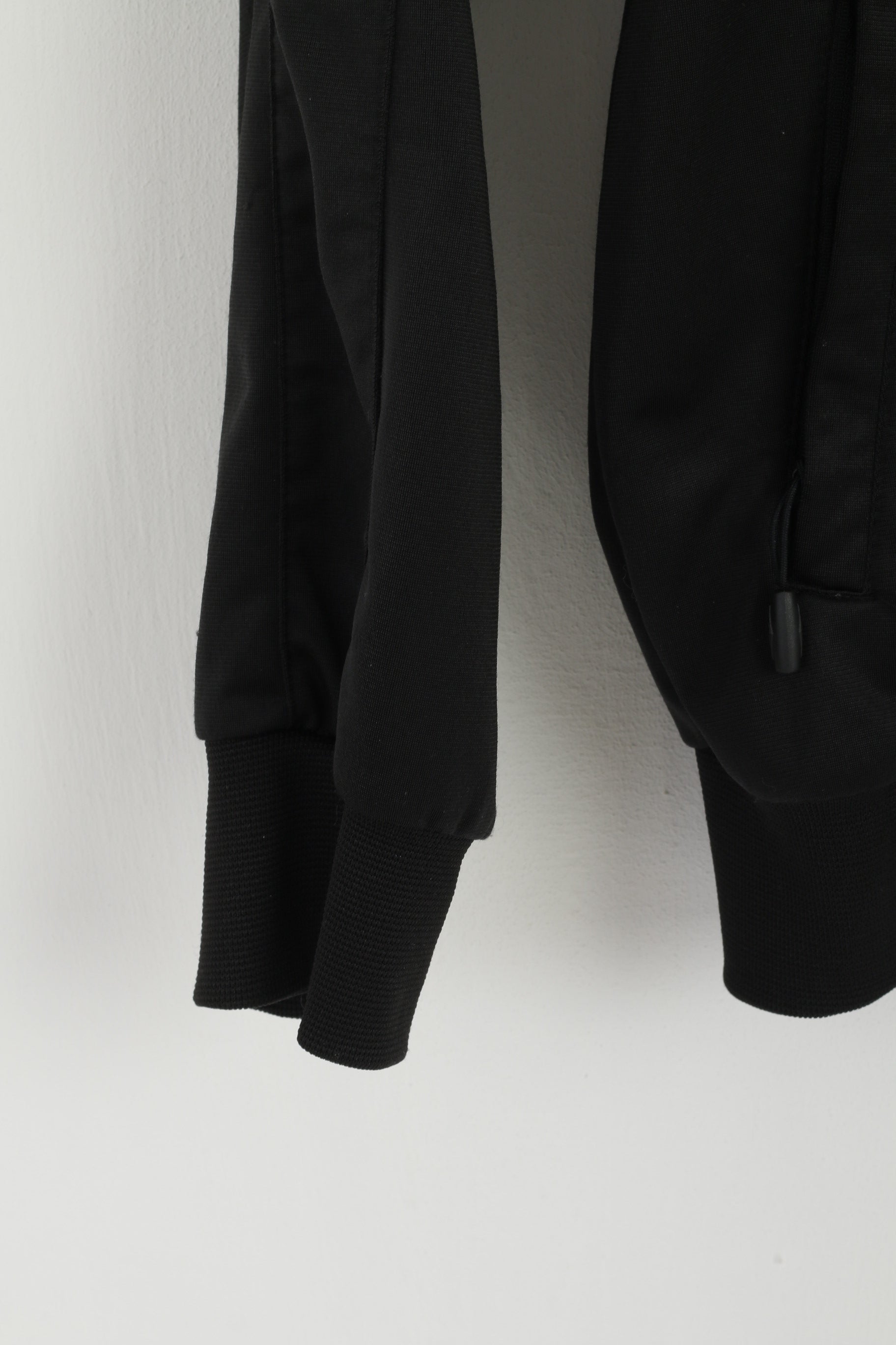 Umbro Mens S Sweatshirt Black IL Vega Football Full Zipper Sabina Track Top