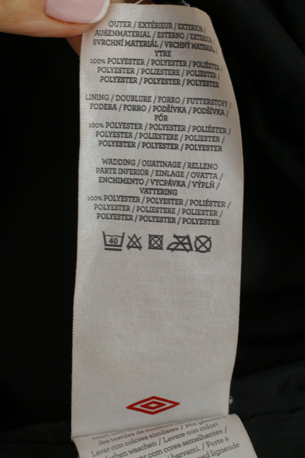 Umbro Women S Long Jacket Black St.George's Park Padded National Football Coat