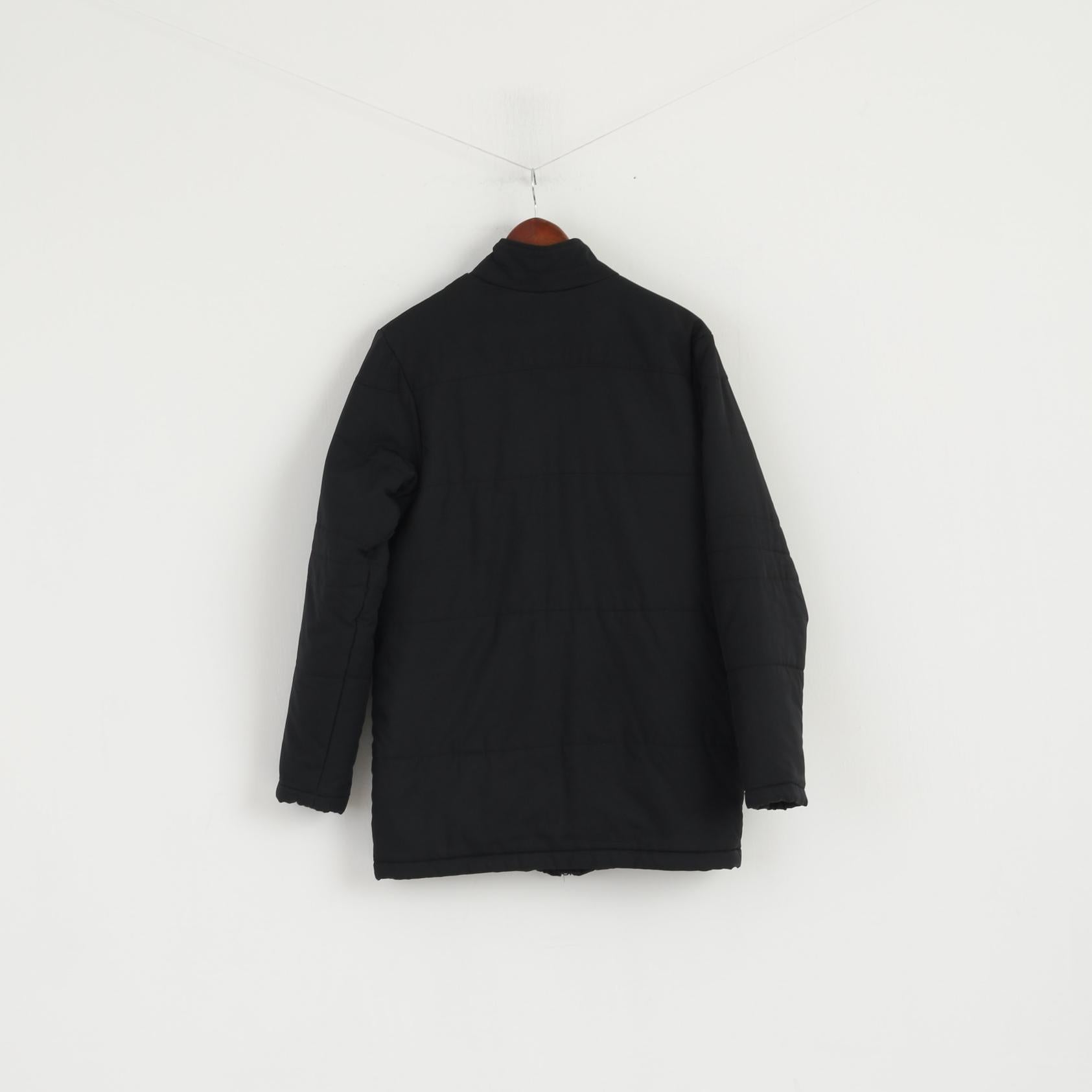 Umbro Women S Long Jacket Black St.George's Park Padded National Football Coat