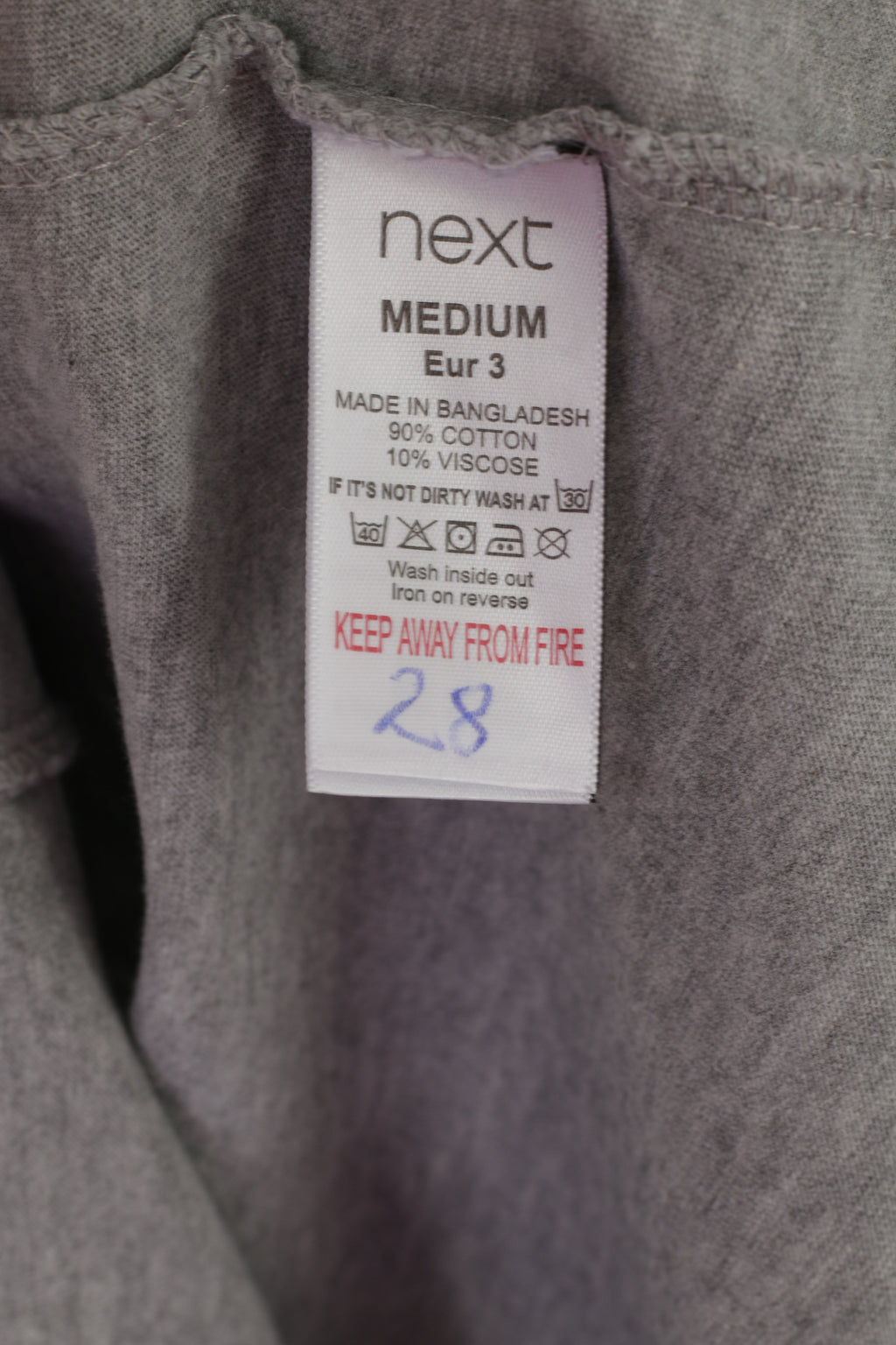 Next Hommes M Chemise Gris Coton Graphique Star Wars Ras Du Cou Sport Haut