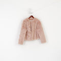 H&amp;M Nicki Minay Femme 36 S Veste Oversize Rose Fausse Fourrure Licorne Glam Top