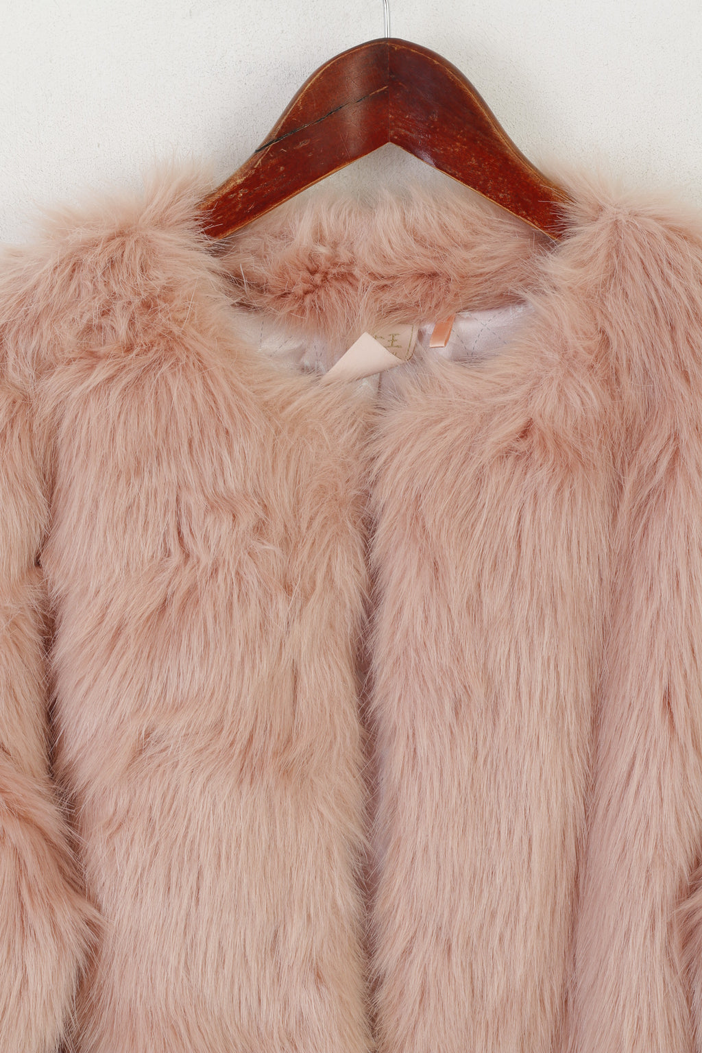 H&amp;M Nicki Minay Femme 36 S Veste Oversize Rose Fausse Fourrure Licorne Glam Top