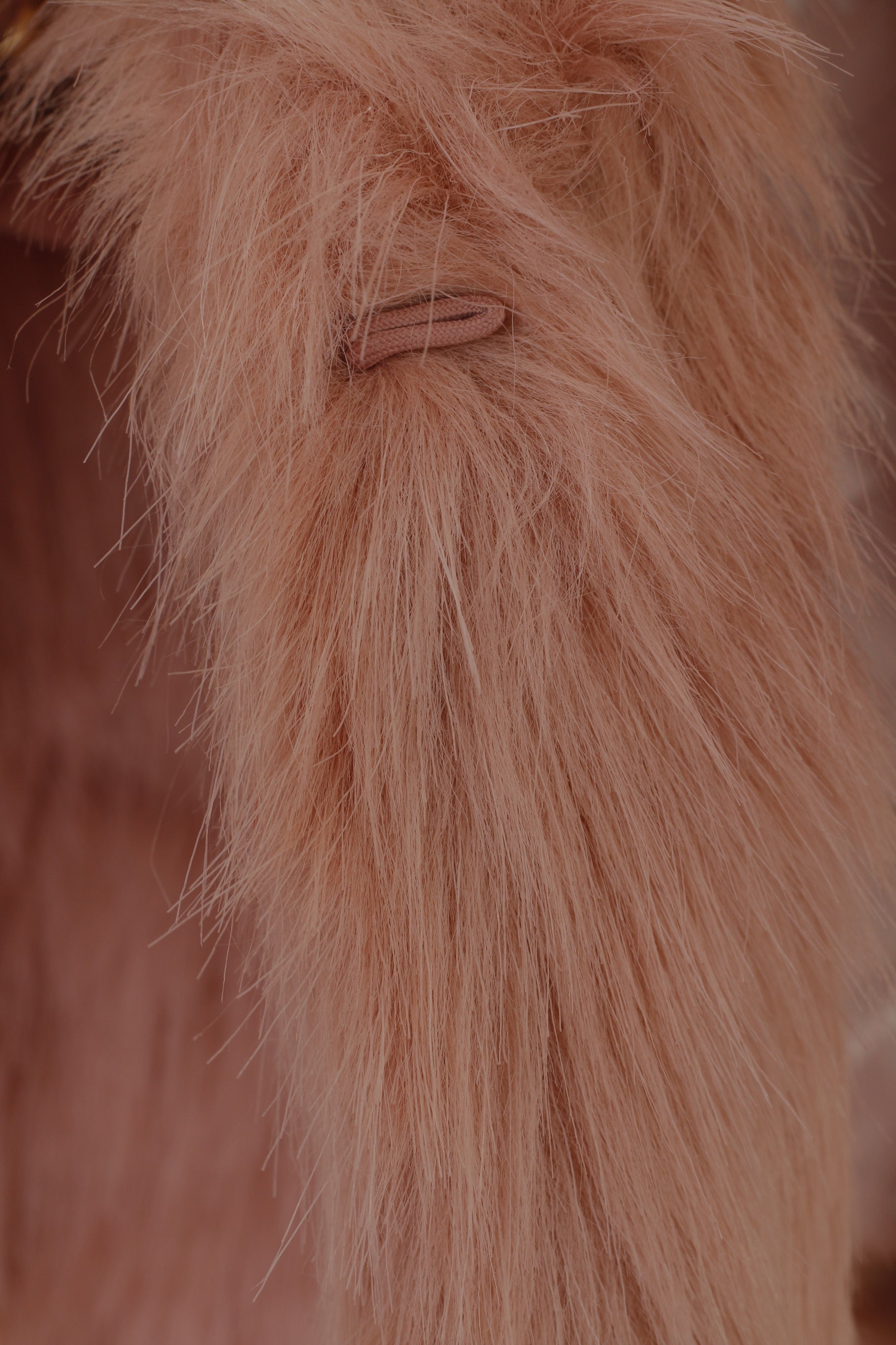 H&amp;M Nicki Minay Femme 36 S Veste Oversize Rose Fausse Fourrure Licorne Glam Top