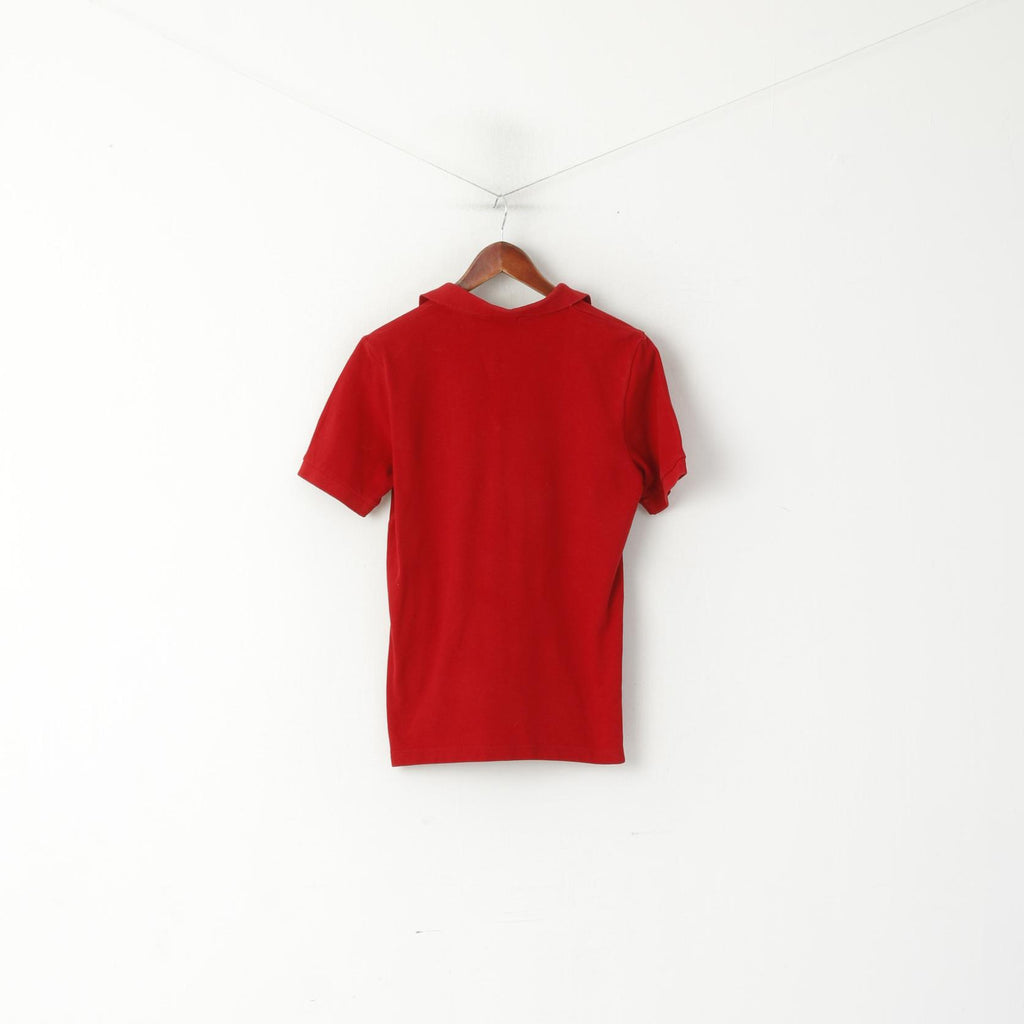 Penguin Men S Polo Shirt Red Cotton Heritage Slim Fit Plain Sport Top