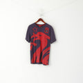 Liverpoll Football Club hommes L t-shirt violet coton LFC haut à col rond