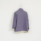 Fabrizio Women M/L Fleece Top Purple Full Zipper Classic Vintage Sweatshirt