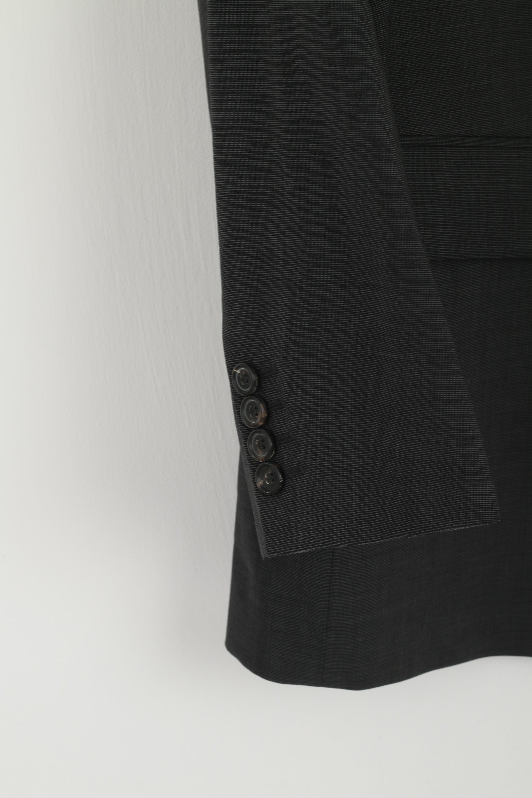 Hugo Boss Men 25 40 Blazer Giacca monopetto Da Vinci in lana vergine antracite