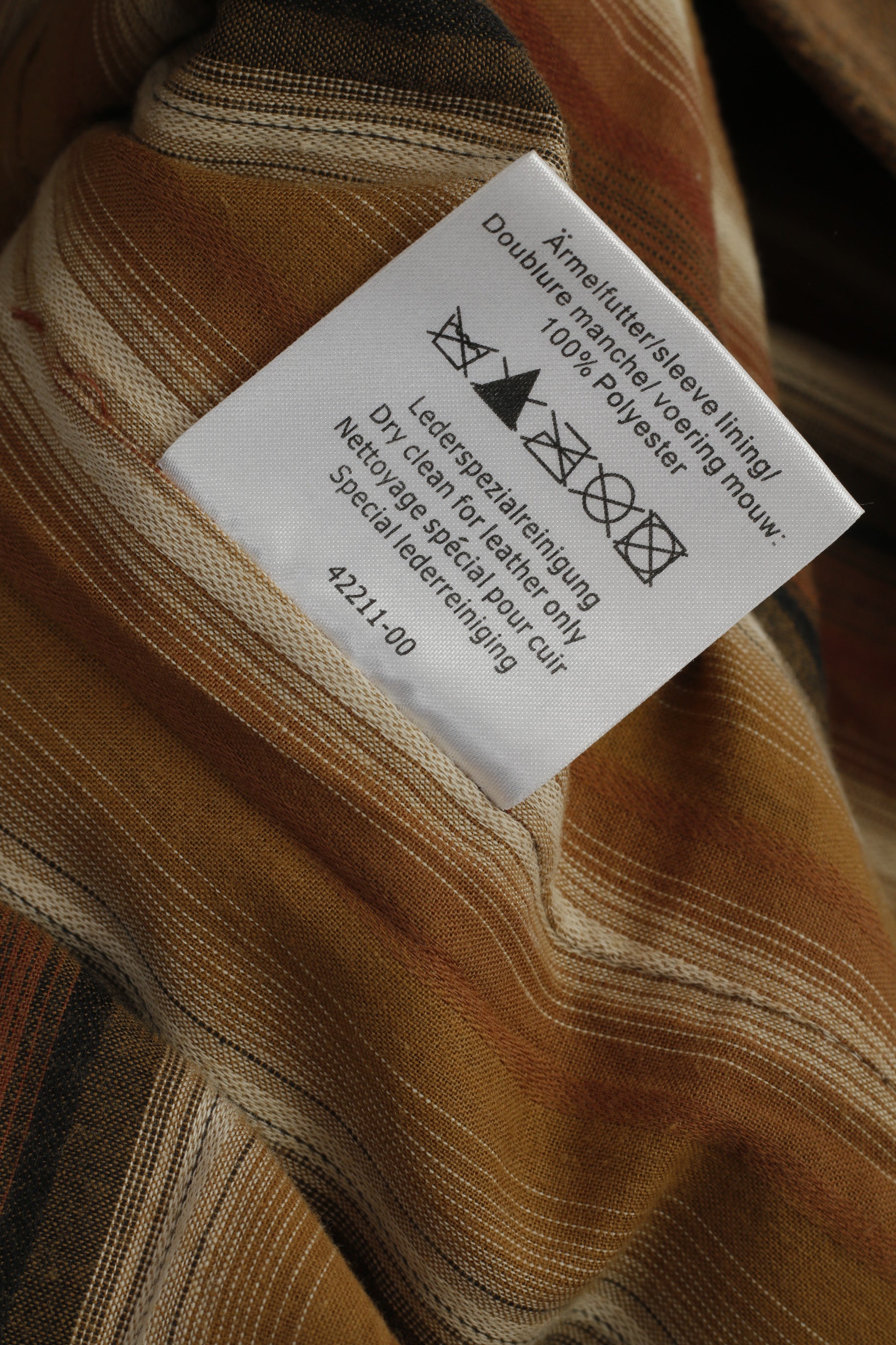 Smooth Collection City Men 44/46 S Jacket Brown Leather Vintage Classic Top