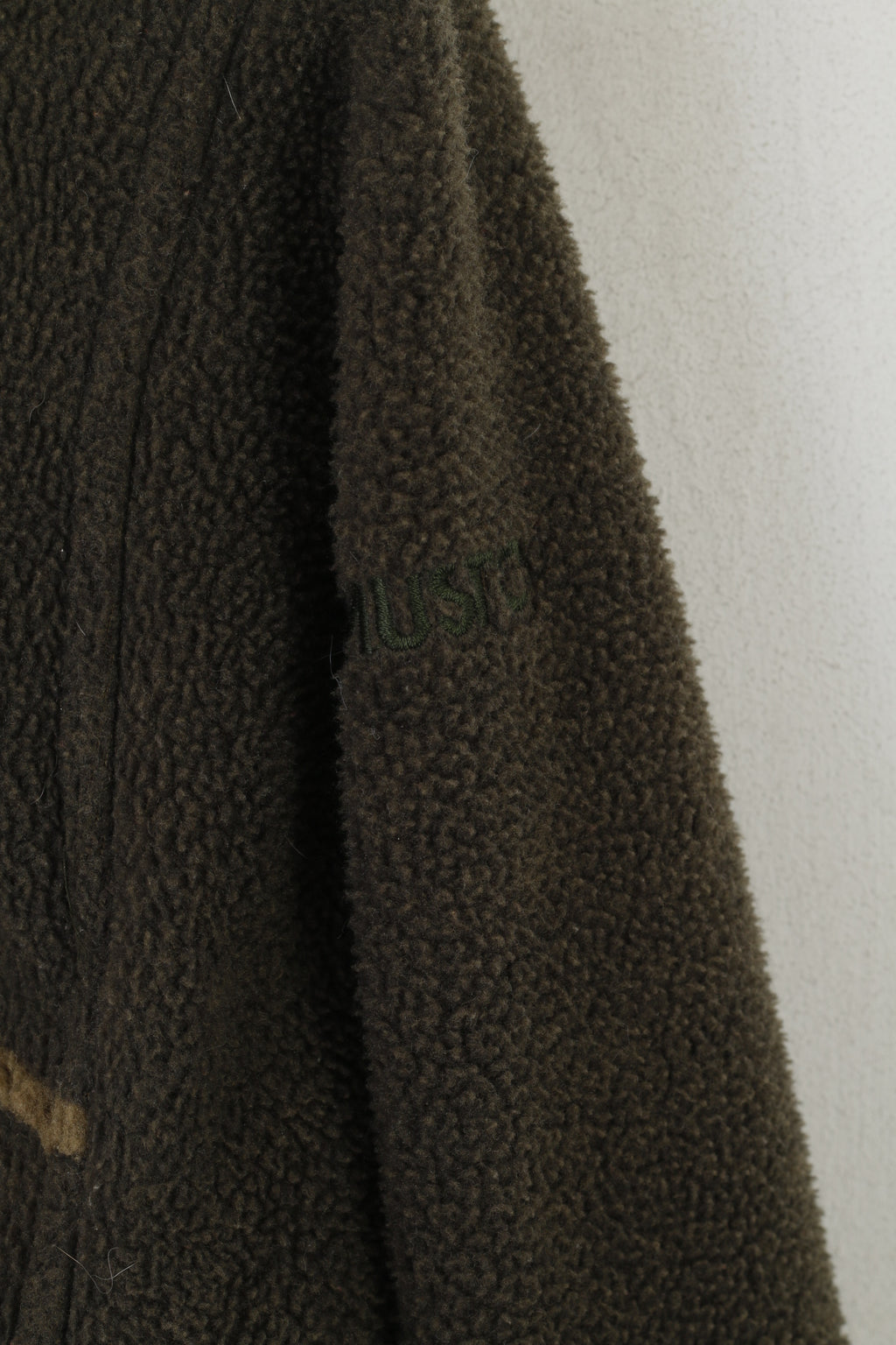 Musto Snugs Veste polaire pour femme Vert style corvée vintage avec fermeture éclair complète