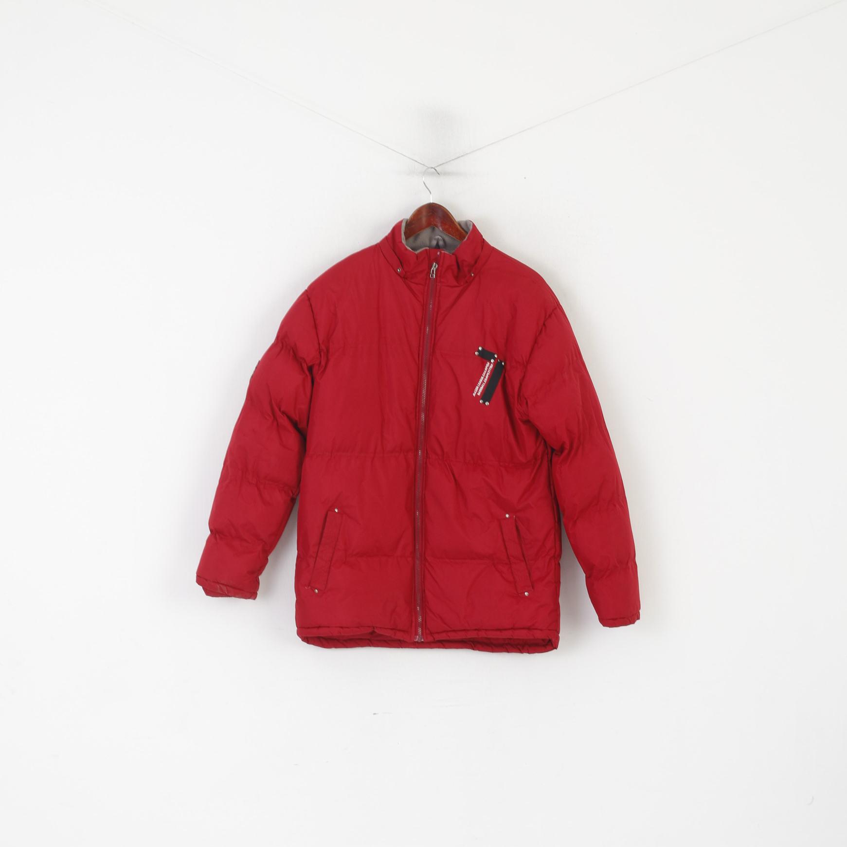 Sndsl Atlanta Youth 176 16 Age Veste Marron Rembourré Baseball Major Leahue Top