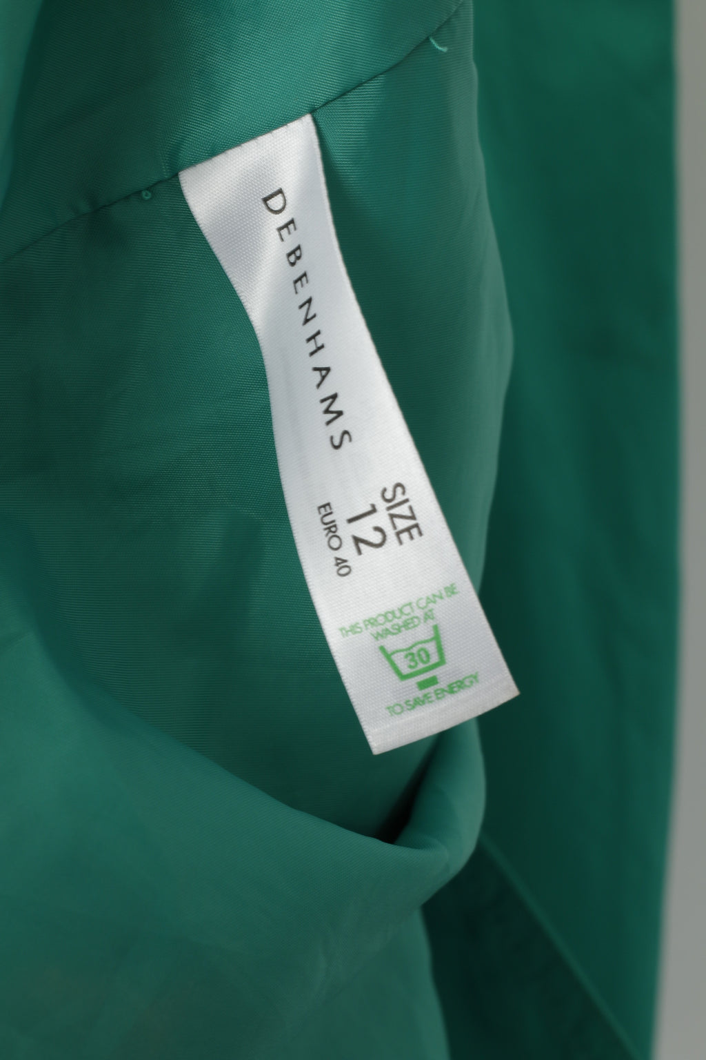 Butterfly by Matthew Williamson femmes 12 40 manteau vert brillant ceinturé classique Trench