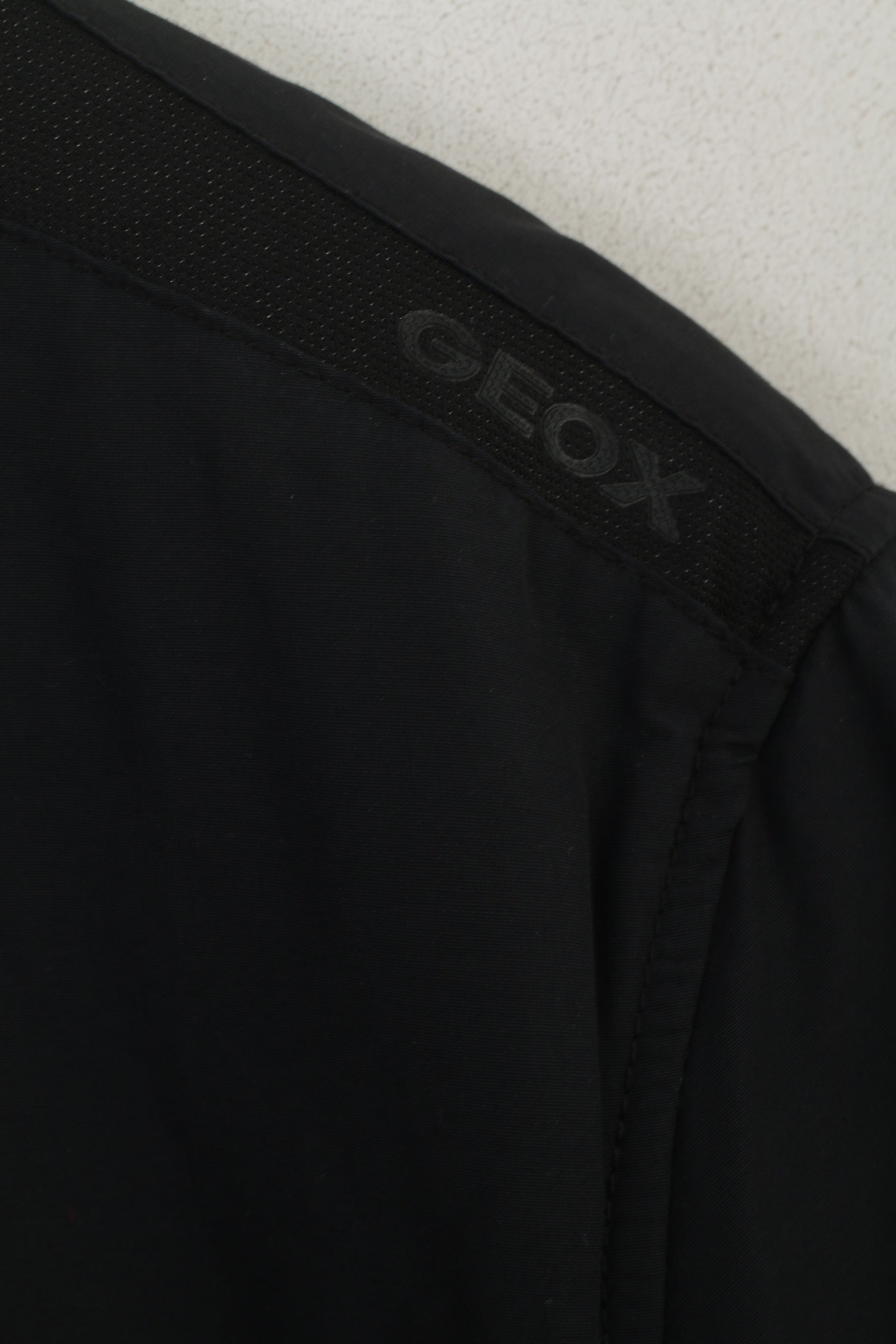 Geox Respira Men 50 40 M Jacket Navy Classic Breathes Lightweight Zip Up Top