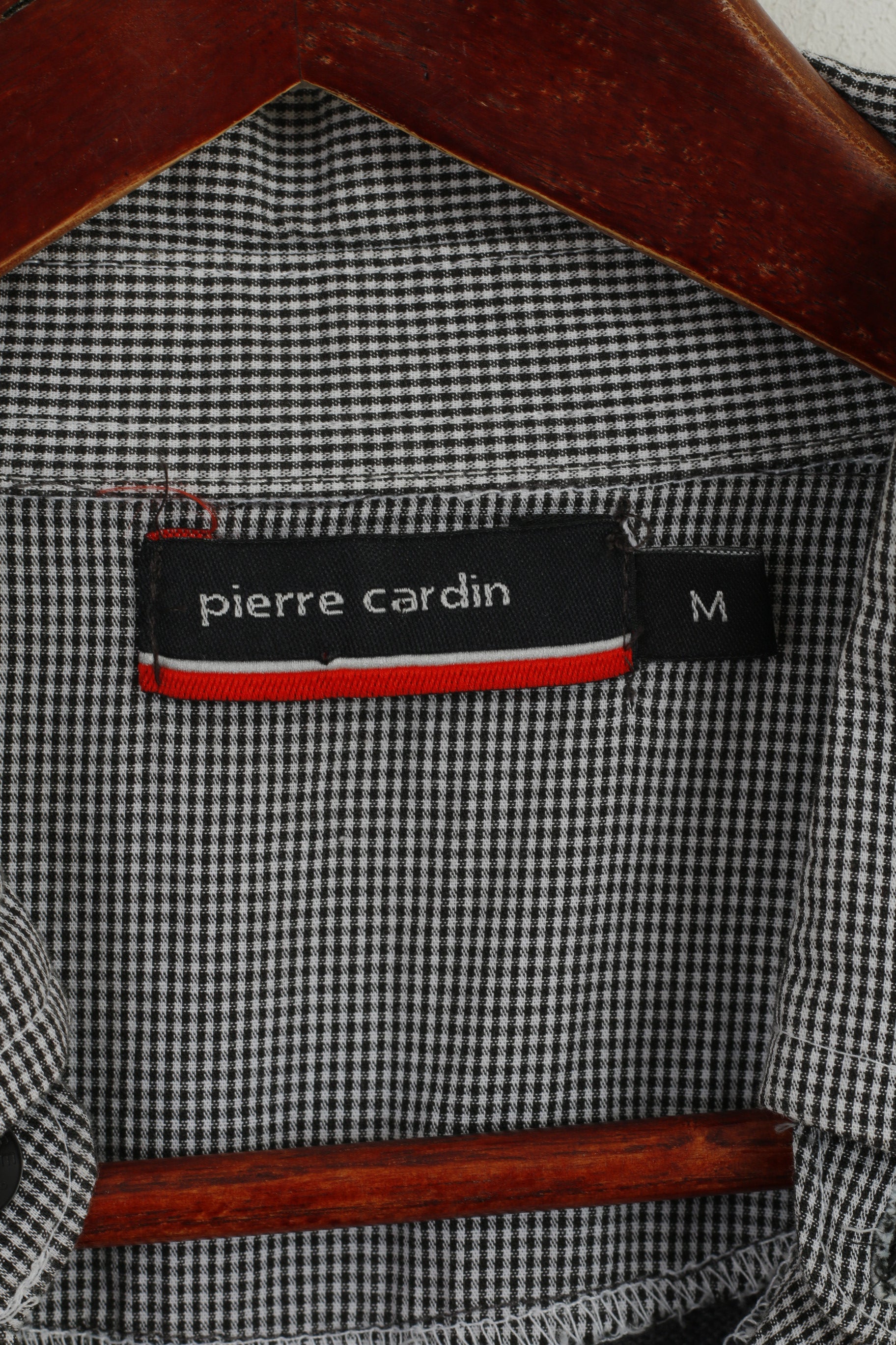 Pierre Cardin Men M Jumper Grey V Neck Collared Elegant Acrylic Light Sweater