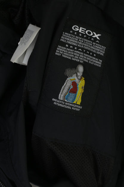 Geox Respira Men 50 40 M Jacket Navy Classic Breathes Lightweight Zip Up Top