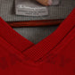 Champion Women 10 S Sweatshirt Red Cotton Hooded Kangaroo Pocket Sport Top