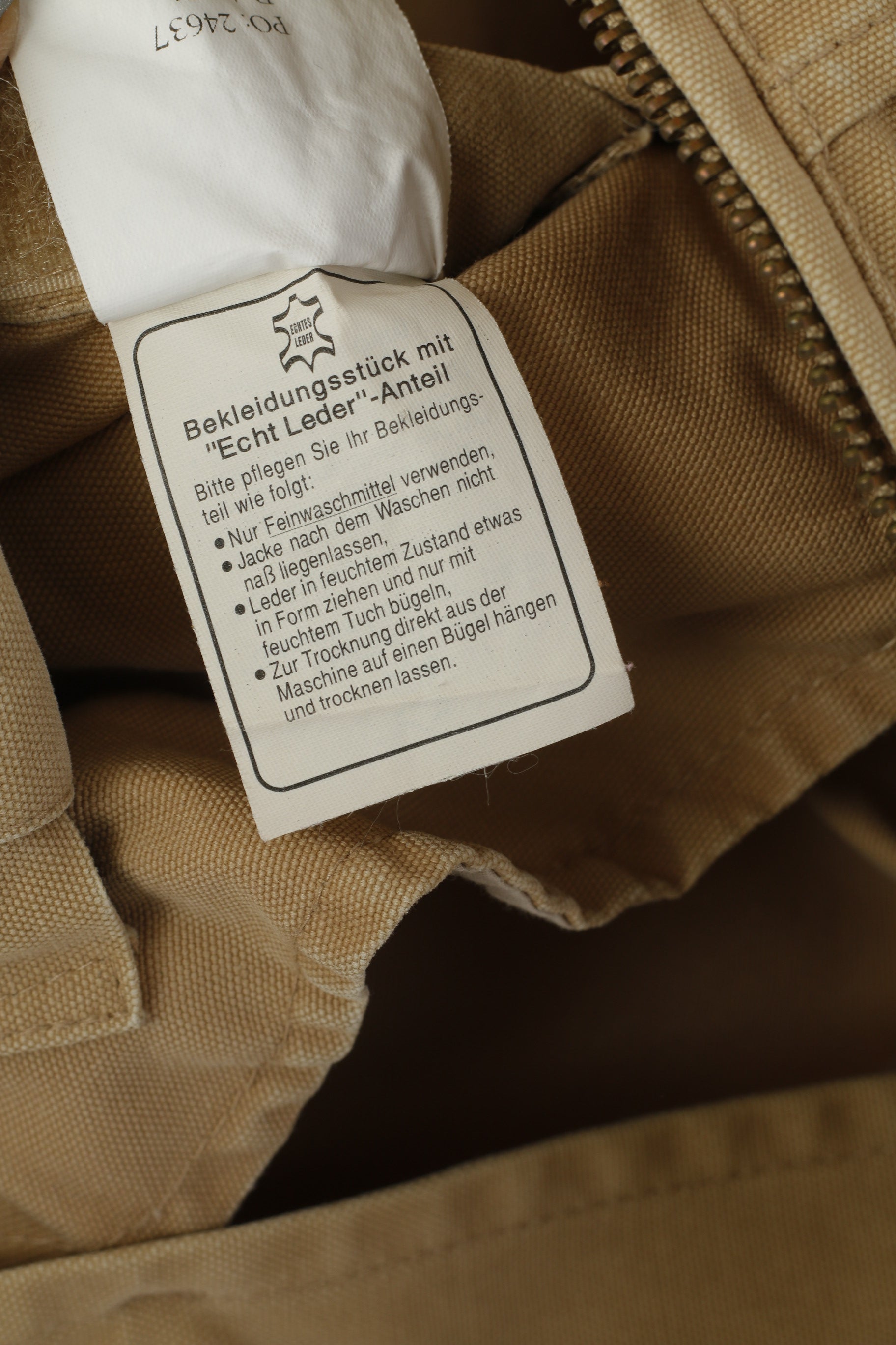 Camel Active Men XL Veste Beige Coton Classique Uni Safari Full Zip Top