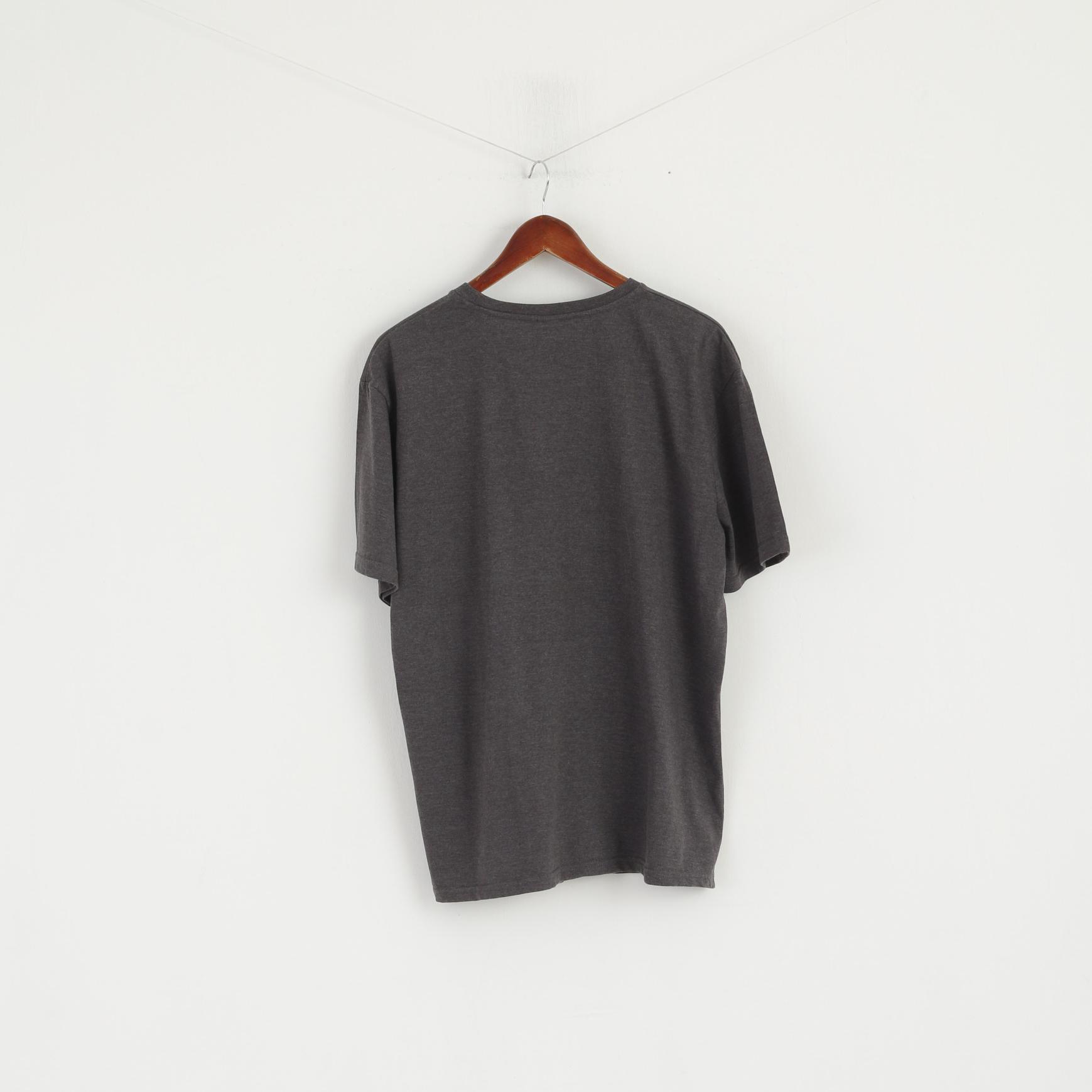 Despicable Me Men 56/58 XXL T-Shirt Gris Coton Minion Graphique Haut à Manches Courtes