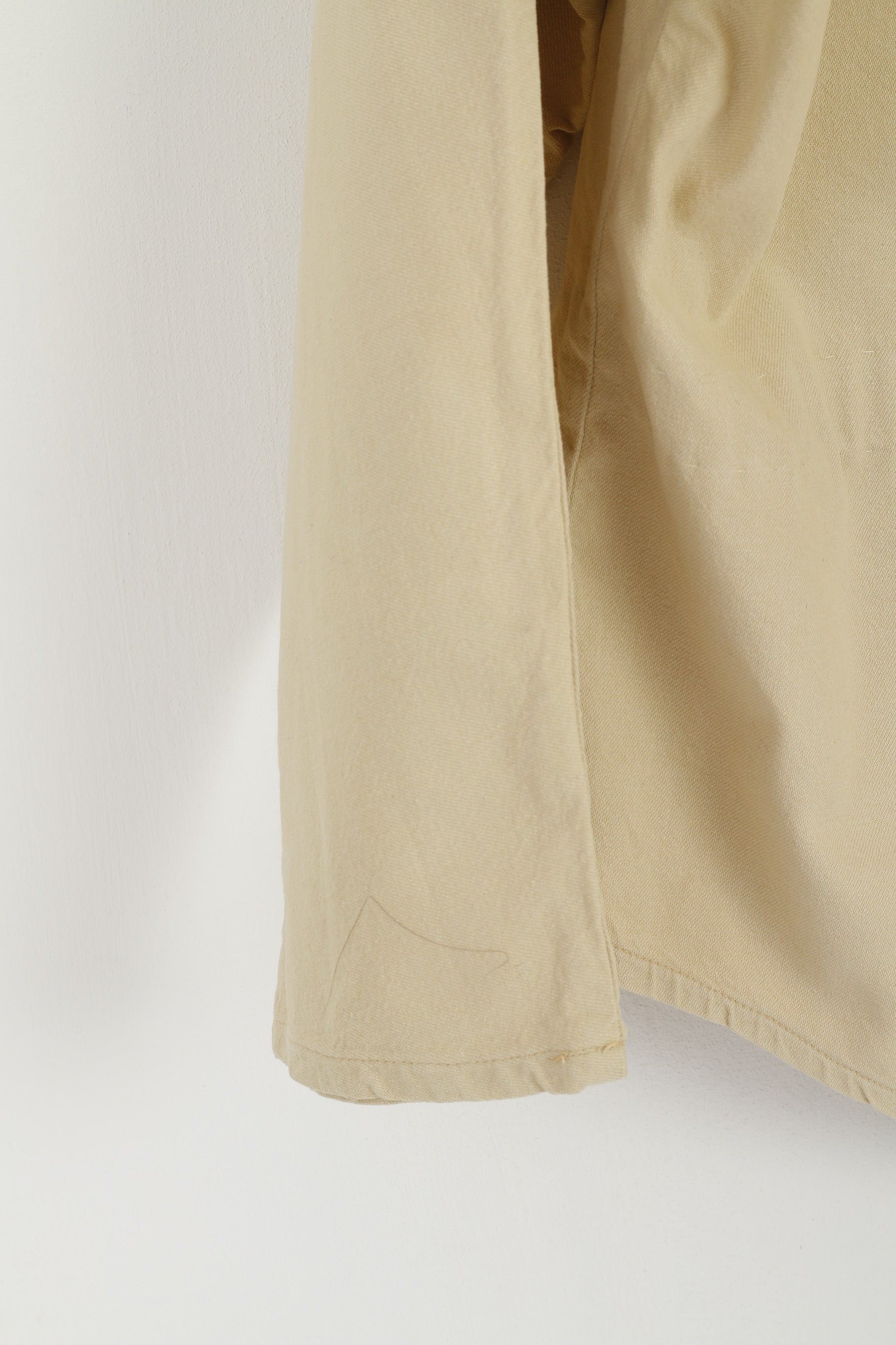 Rita Bzu Fani Women L Jacket Beige Moda Italia Vintage Bomber Buttoned Gold Top