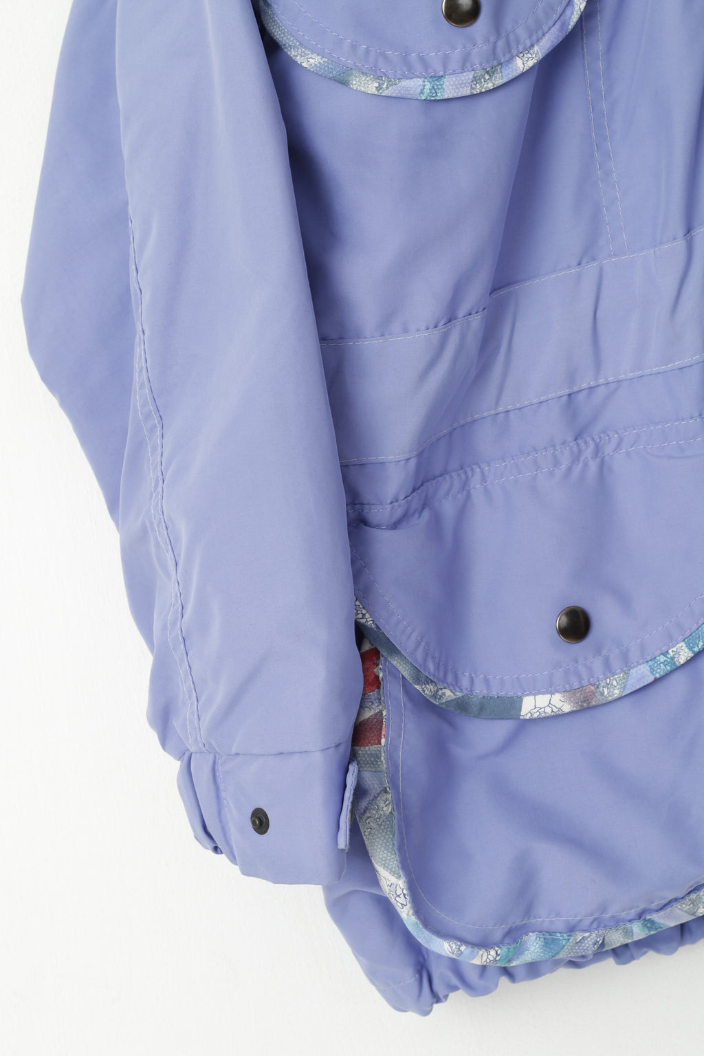 Bradsport Veste pour femme 12 M Violet Vintage Gore-Tex à capuche pour festival en plein air