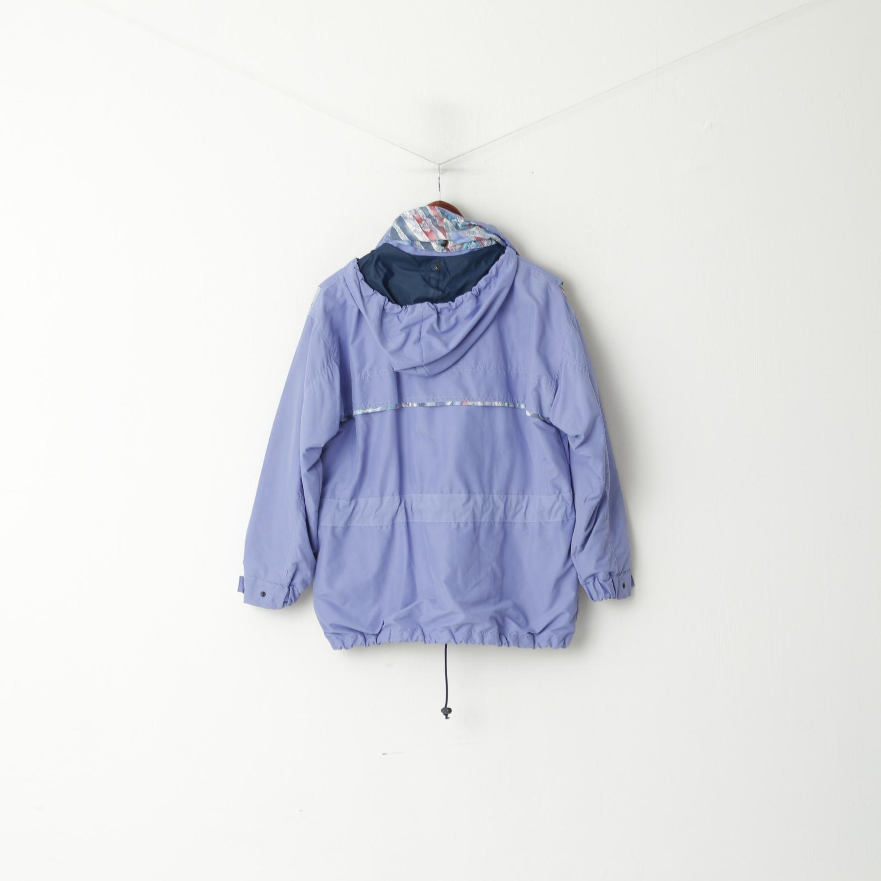 Bradsport Veste pour femme 12 M Violet Vintage Gore-Tex à capuche pour festival en plein air