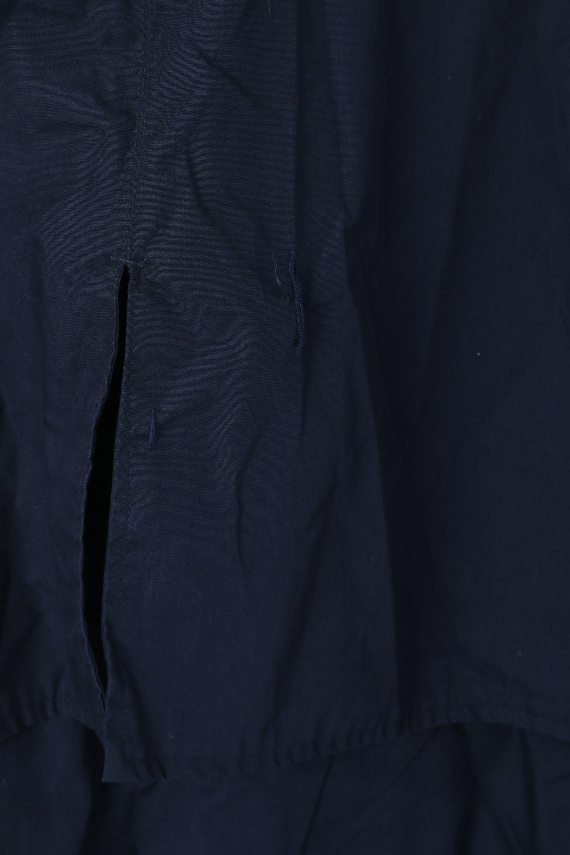 Umbro Men XL Coat Navy Vintage Oversize Full Zipper Light Padded Outdoot