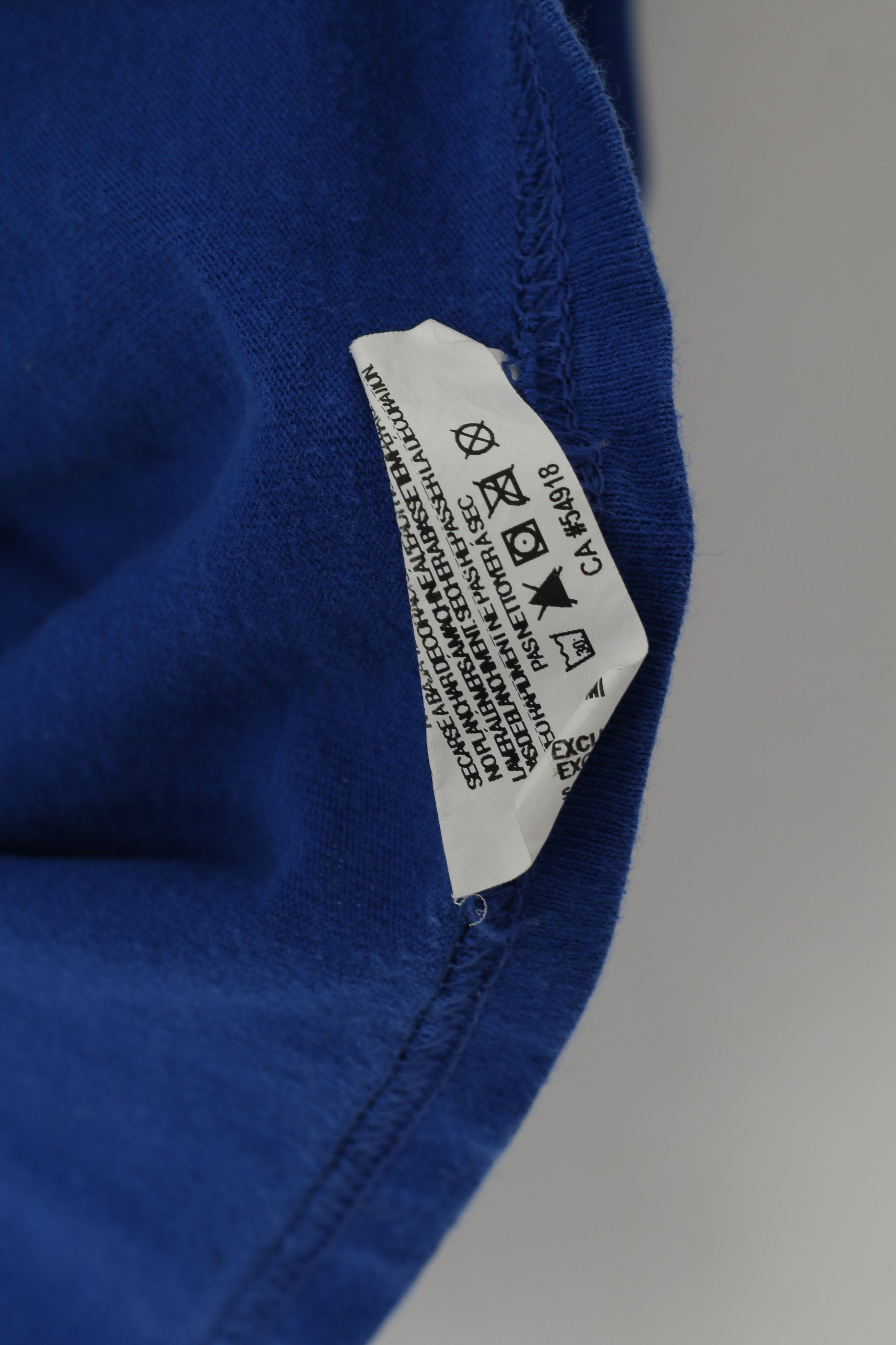 Majestic Men M Shirt Blue Cotton Los Angeles Dodgers Baseball Sport Top