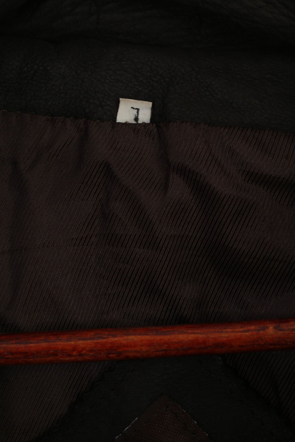 Clinton Pelle Uomo L Giacca in Pelle Marrone Vintage Made in Italy Western Top