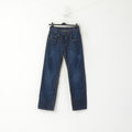 G Star Raw Men 30 Jeans Trousers Navy Cotton Denim Straight High Waist Pants
