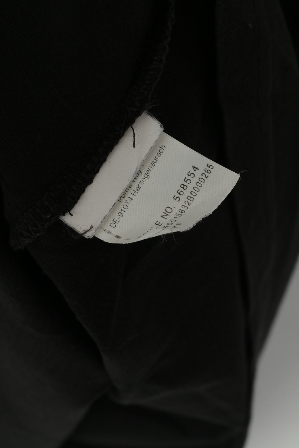 T-shirt Puma da uomo XL in cotone nero con logo Heritage, girocollo, top sportivo di base