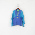 Pacific Coast Highway Men L (M) Veste pull Turquoise vintage années 80 Sport Festival Top