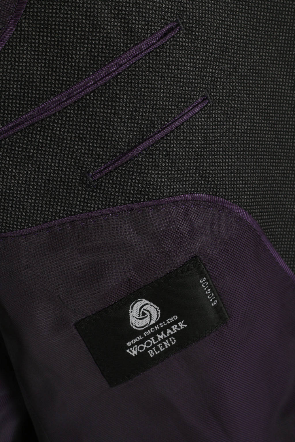 Green Woods Elite Hommes 40 102 cm Blazer Gris Mélange de Laine Veste de Qualité à Simple Boutonnage