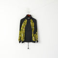Etirel Le Style Sportif Uomo M Giacca pullover Nero Vintage Knagaroo Pocket Top