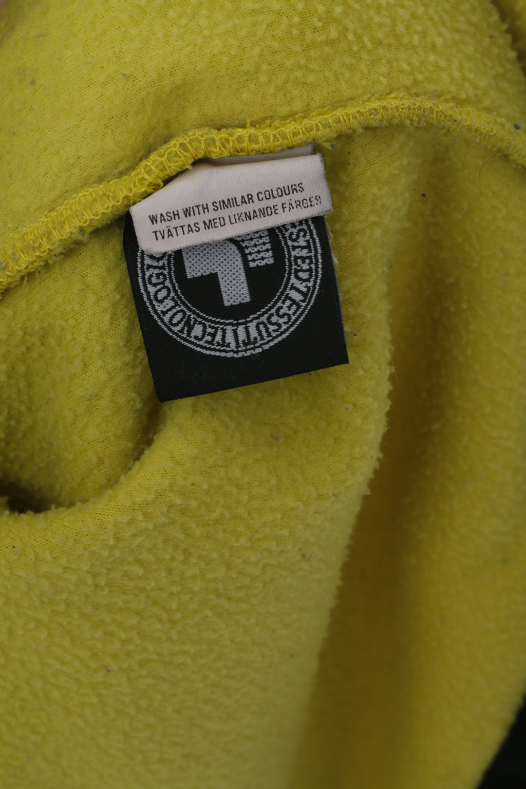 Peak Performance Men M Fleece Top Lime Pull Zip Neck Pocket Outdoor Top