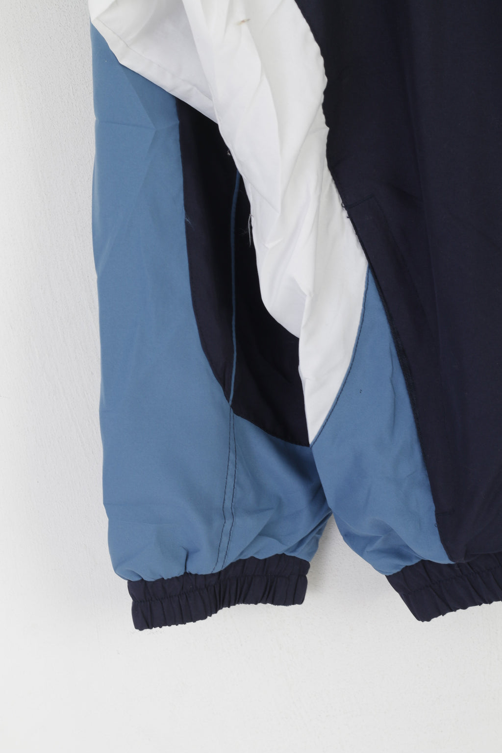 Rodeo Sports at C&A Men 52 L Jacket Navy Vintage Full Zipper Sportswear Top