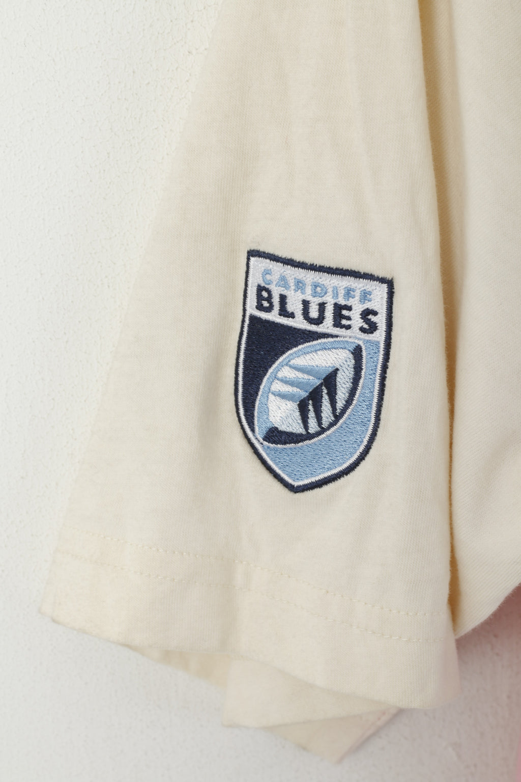 Canterbury de Nouvelle-Zélande Chemise pour Jeunes de 14 Ans Haut de Rugby en Coton Rose Blues Cardiff