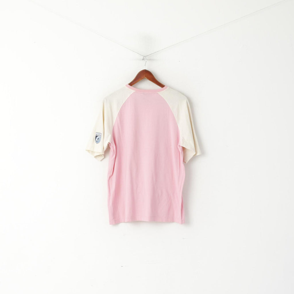 Canterbury de Nouvelle-Zélande Chemise pour Jeunes de 14 Ans Haut de Rugby en Coton Rose Blues Cardiff