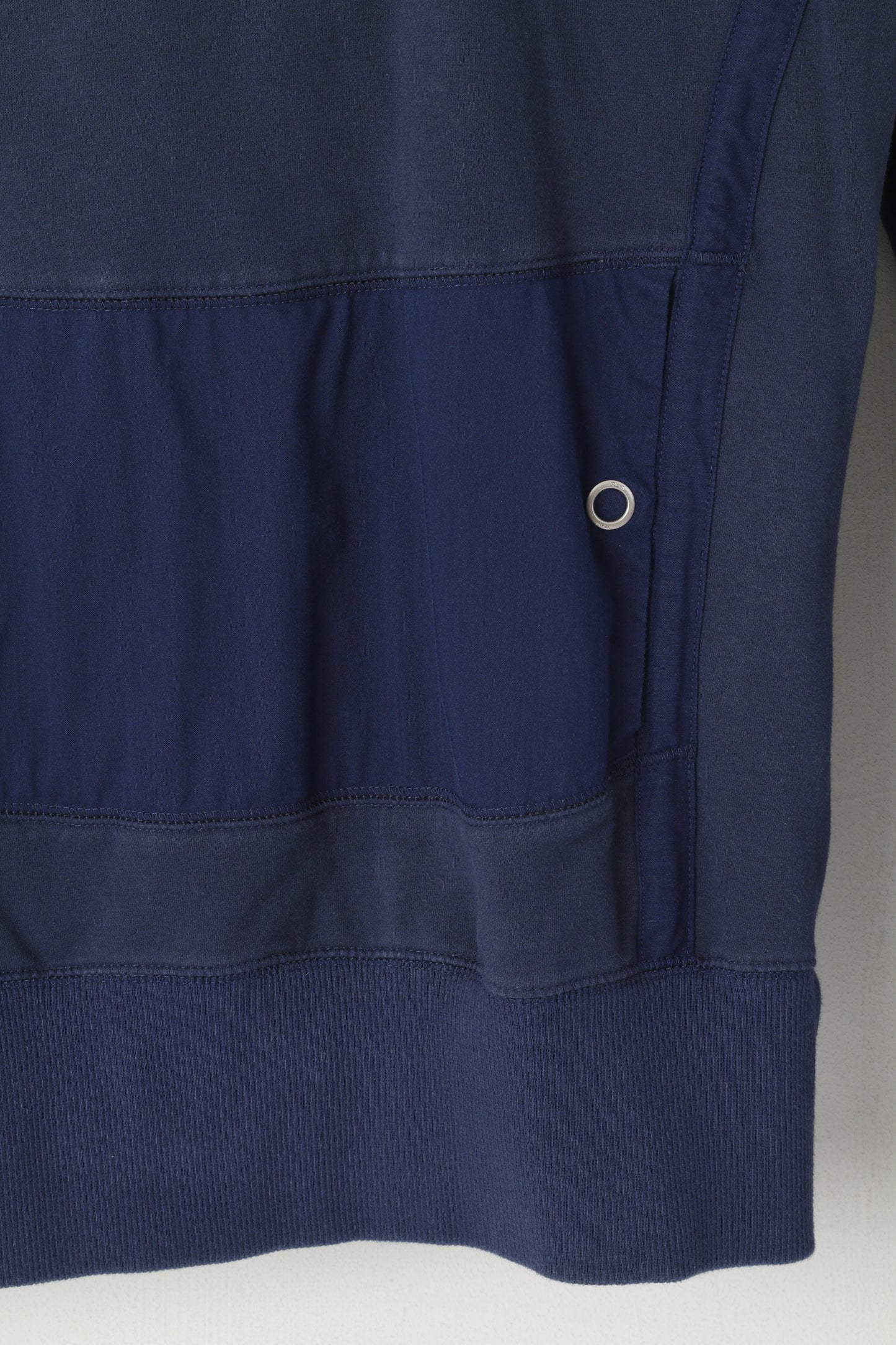 Reebok Sweat-shirt à capuche vintage en coton bleu marine pour femme