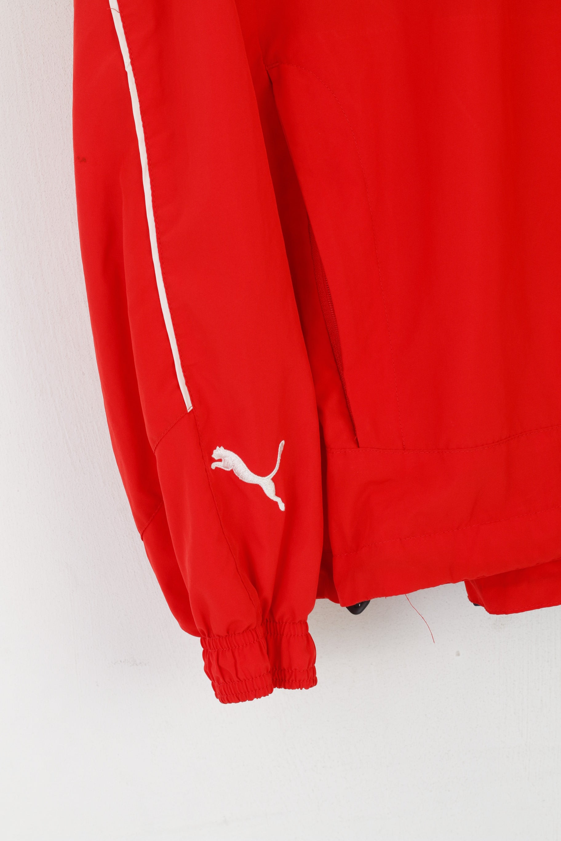 Giacca Puma Uomo L Rossa IFK Linköping Friidrott Abbigliamento sportivo leggero con cerniera