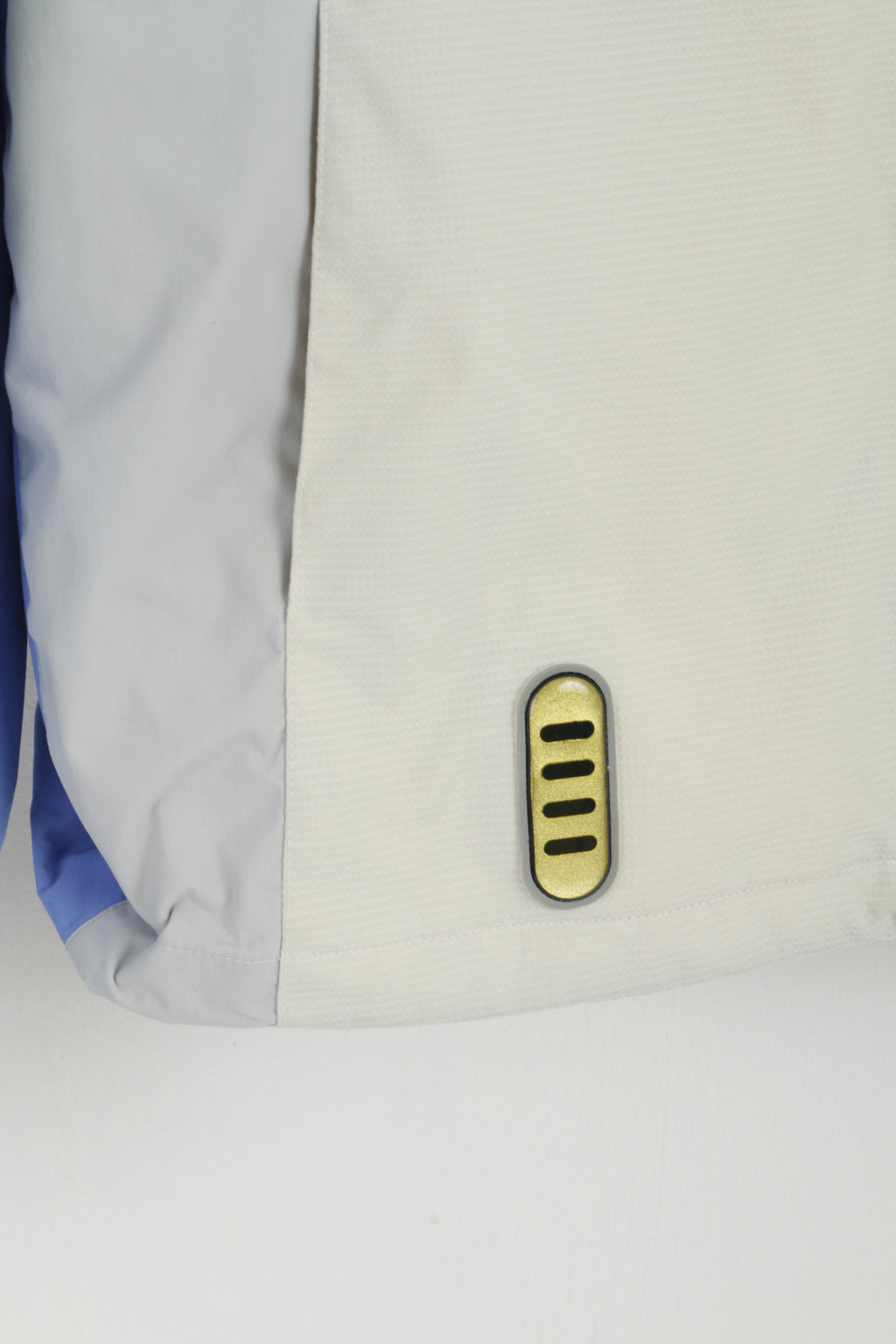 Giacca da sci FILA da donna 16 L Beige Blu Snowboard Nylon Impermeabile con cerniera