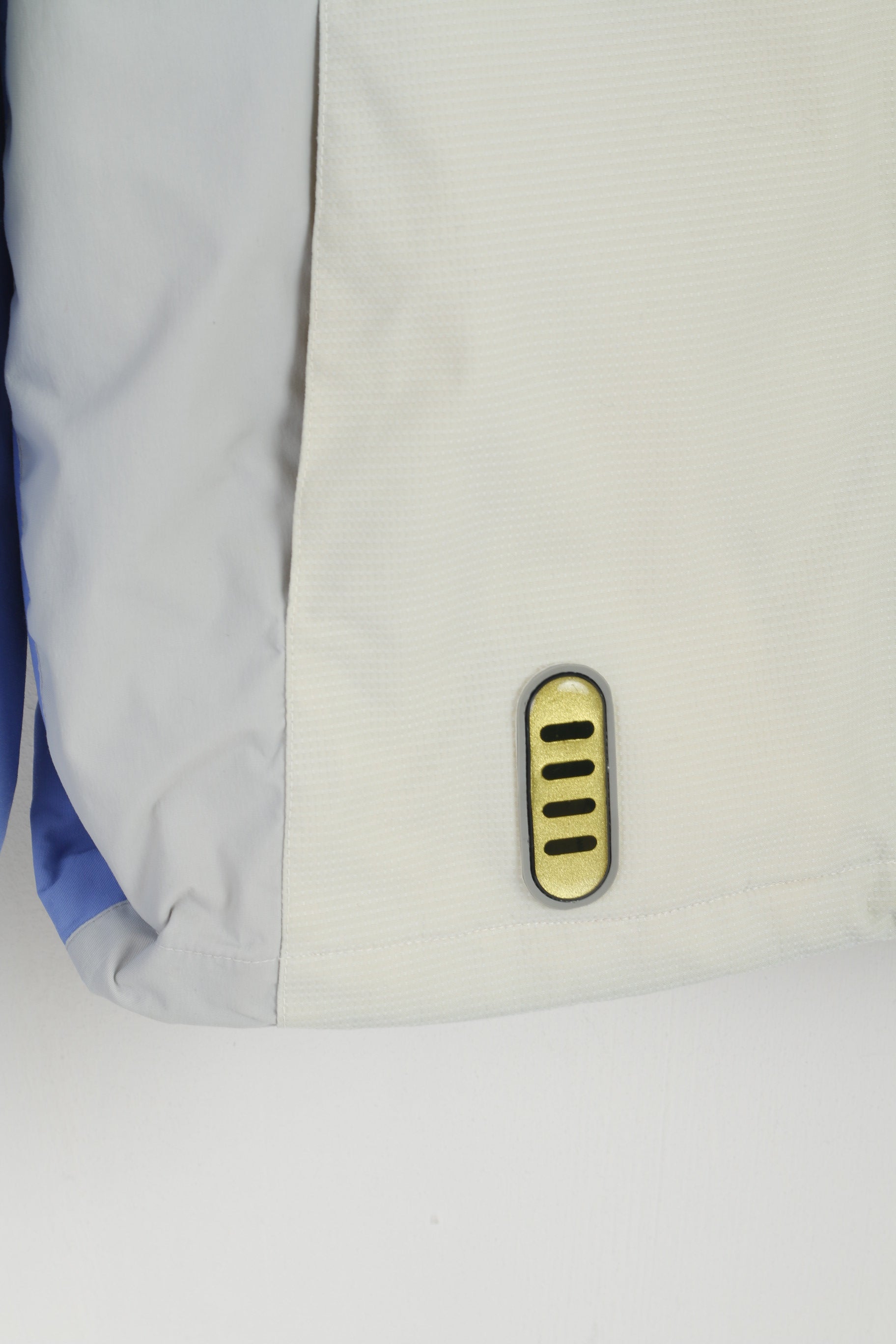 Giacca da sci FILA da donna 16 L Beige Blu Snowboard Nylon Impermeabile con cerniera